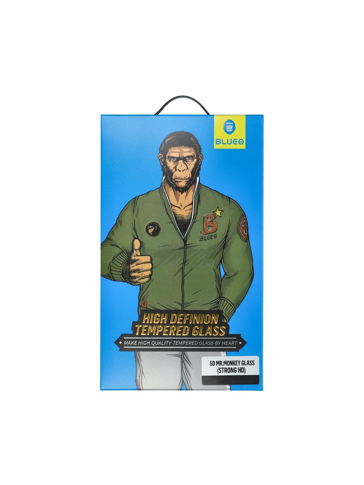 Szkło Hartowane 5D Mr. Monkey Glass - Apple iPhone X czarny (Strong HD)