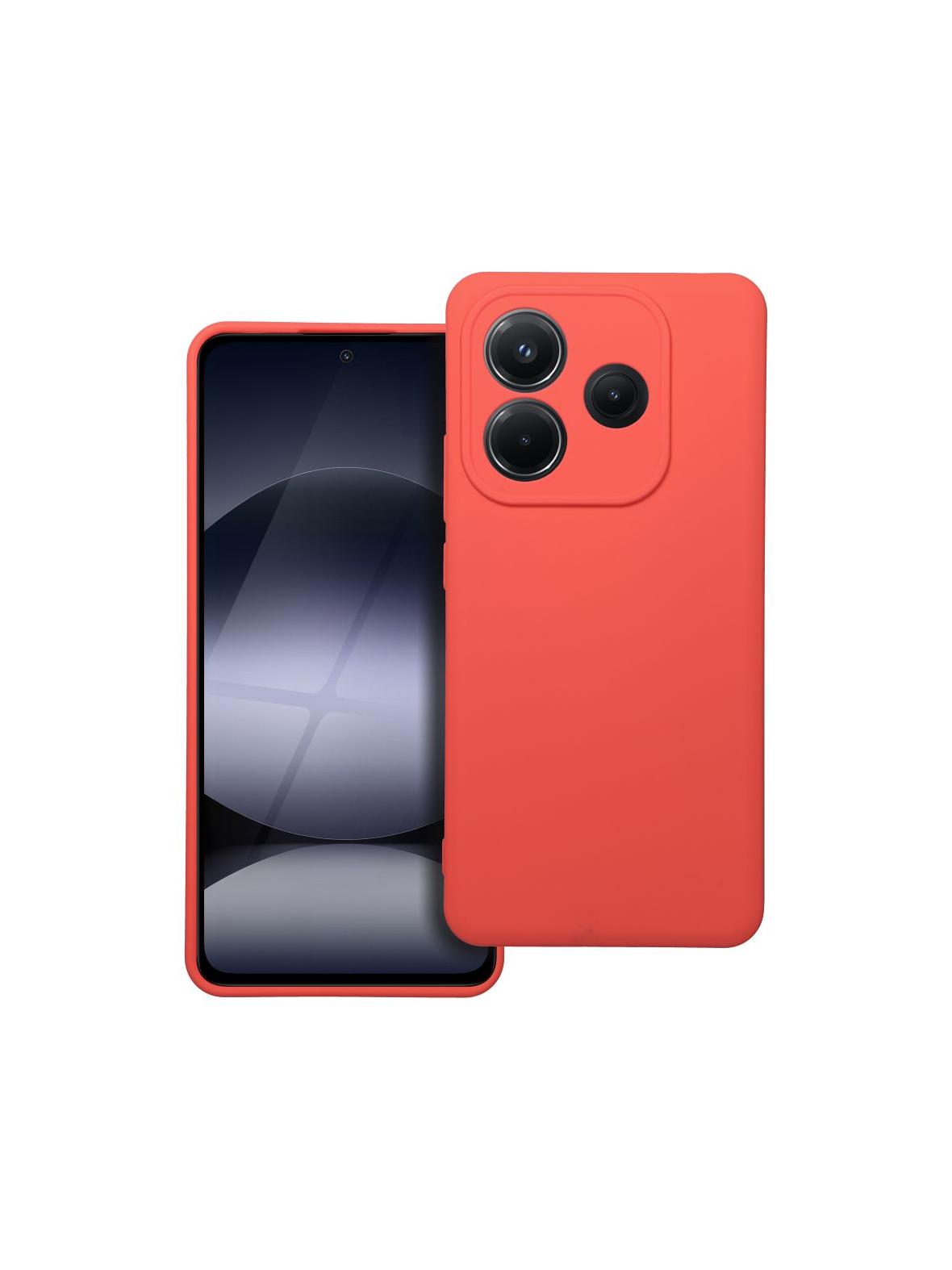 Futerał SILICONE do XIAOMI Redmi Note 14 5G brzoskwiniowy