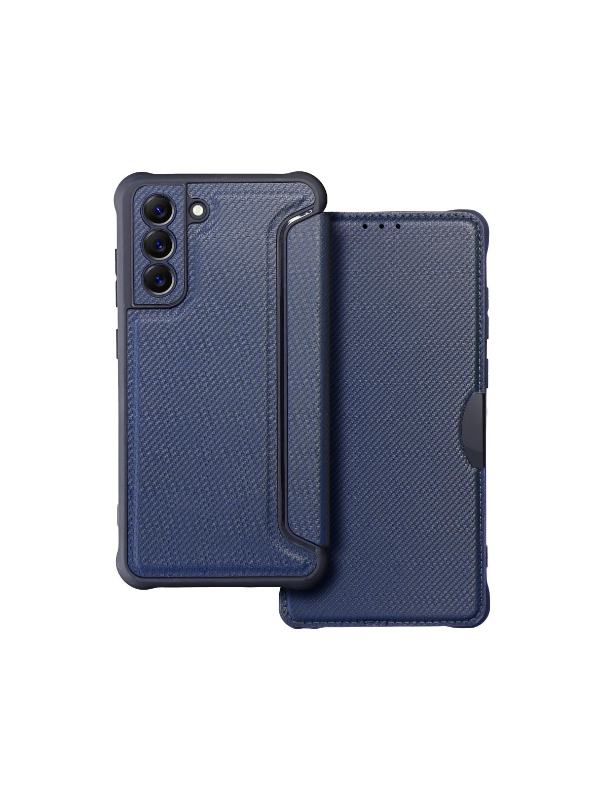 Kabura RAZOR Book do SAMSUNG S21 FE niebieski