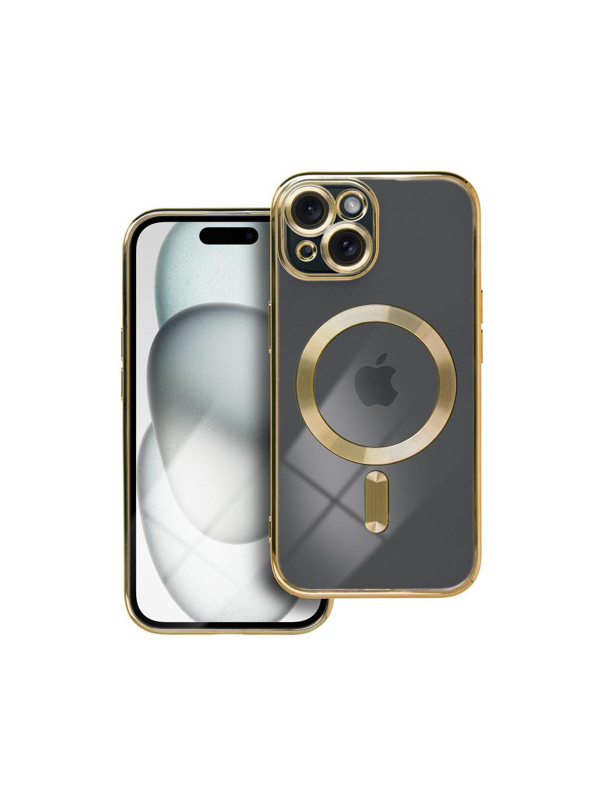 Futerał ELECTRO MAG COVER kompatybilny z MagSafe do IPHONE 15 złoty