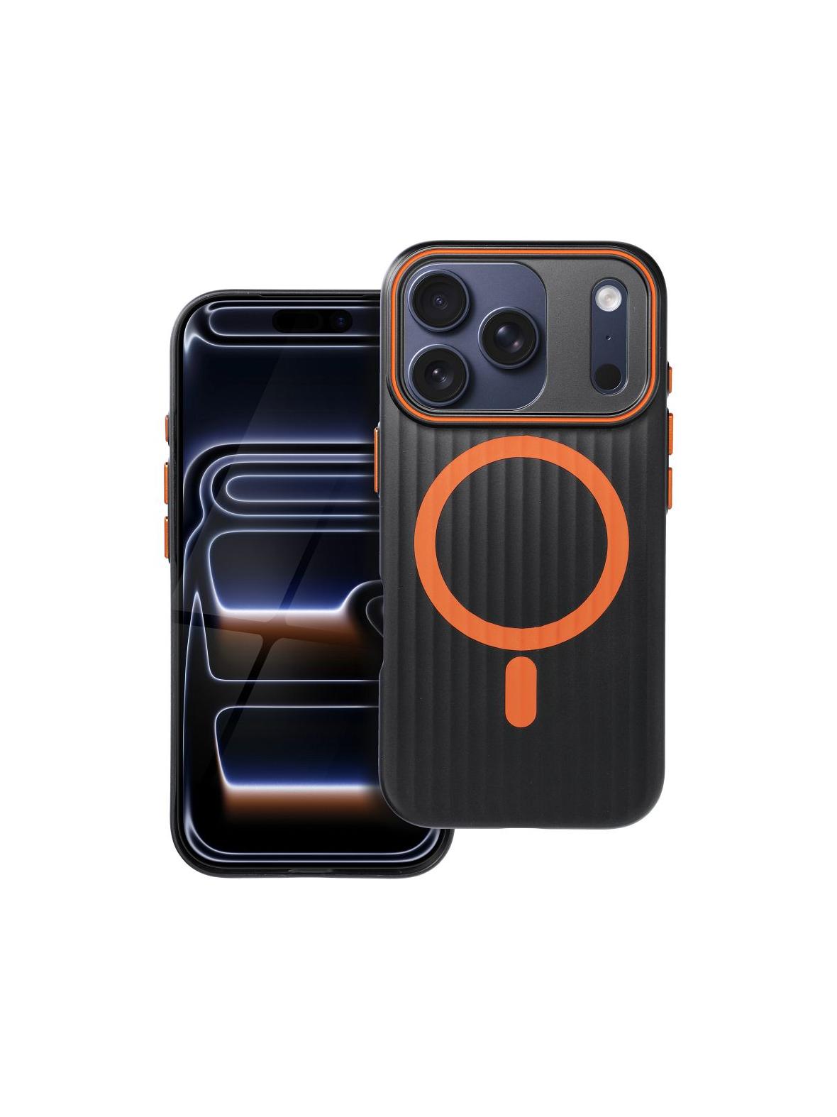 Futerał SIMPLY kompatybilny z MagSafe do IPHONE 17 Pro tytan czarny