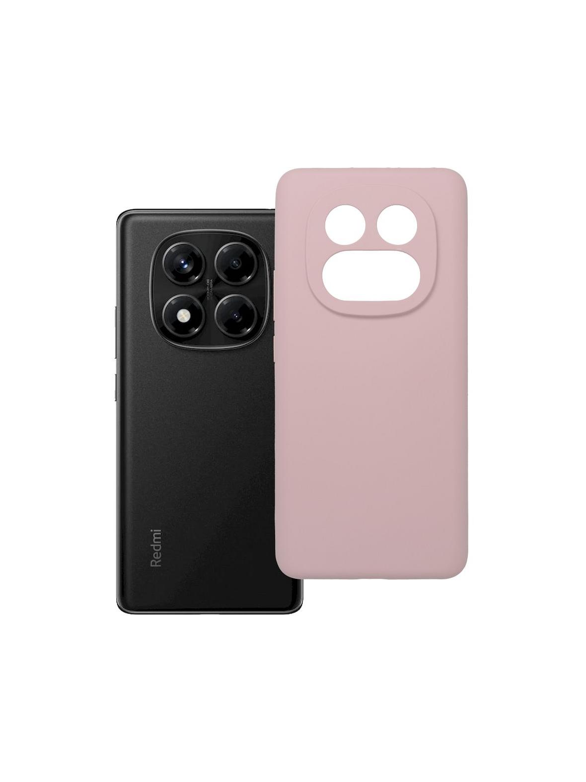 Futerał SILICONE 2mm do XIAOMI REDMI NOTE 14 Pro 4G pudrowy róż