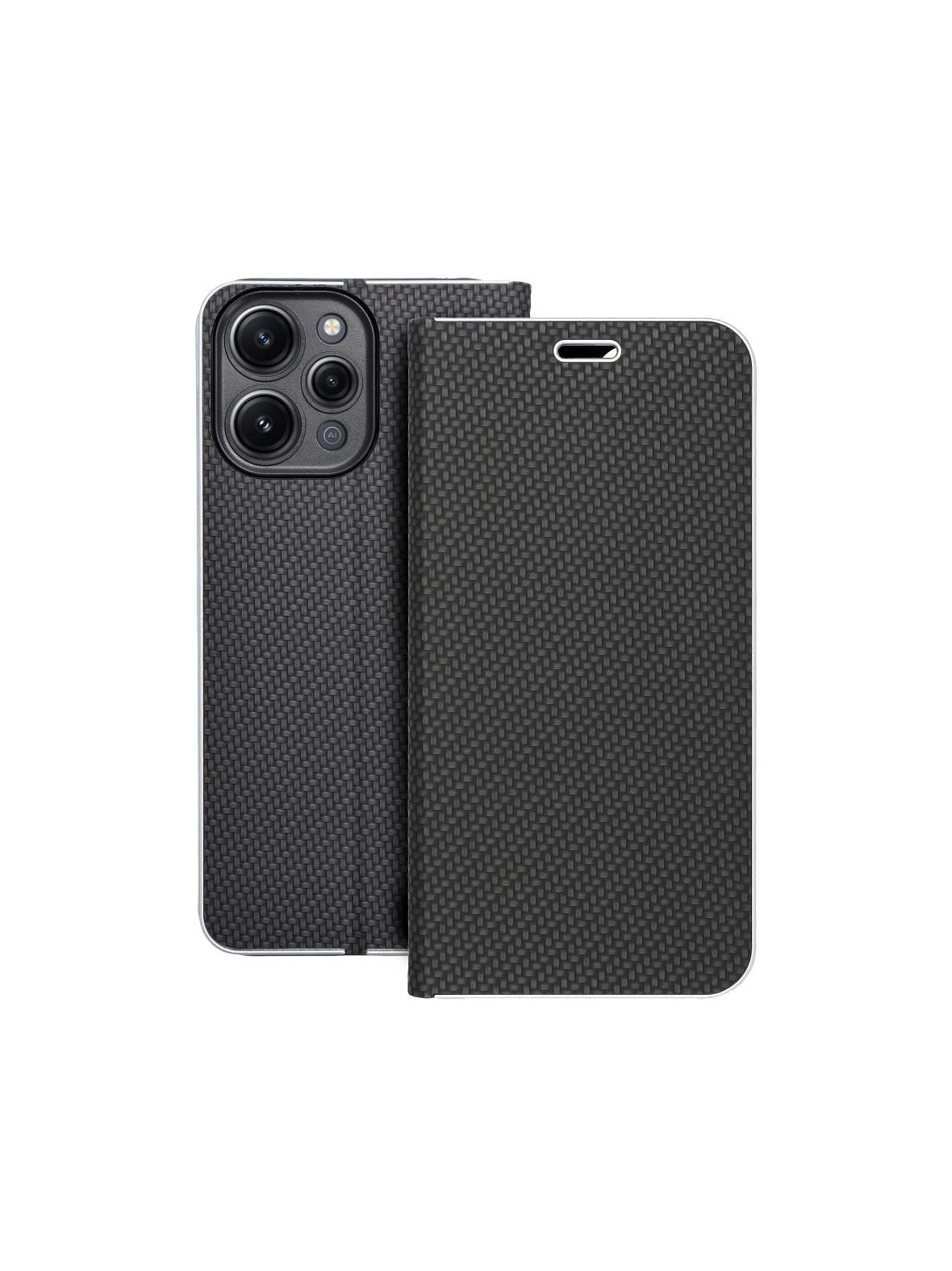 Kabura LUNA Book Carbon do XIAOMI Redmi 12 4G / 12 5G czarny