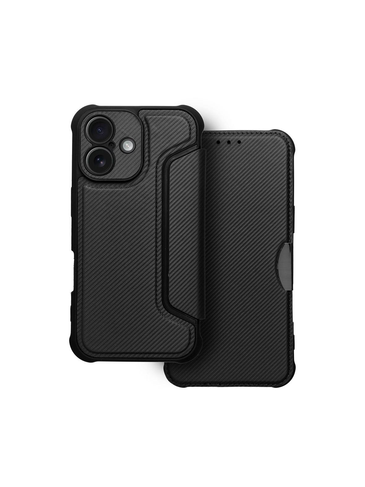 Kabura RAZOR Book do IPHONE 16 Plus czarny