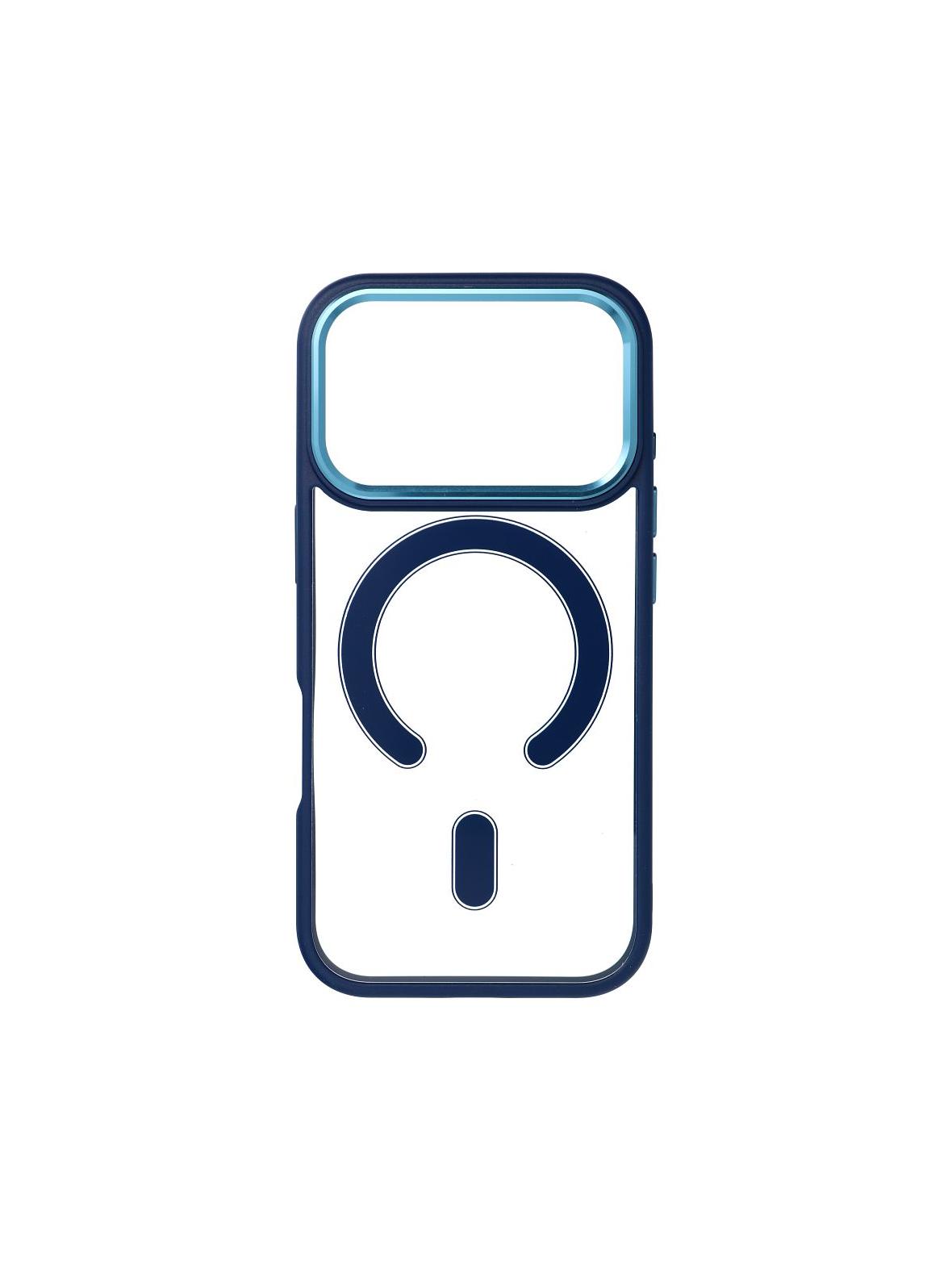 Futerał COLOR EDGE MAG COVER kompatybilny z MagSafe do IPHONE 17 Pro niebieski