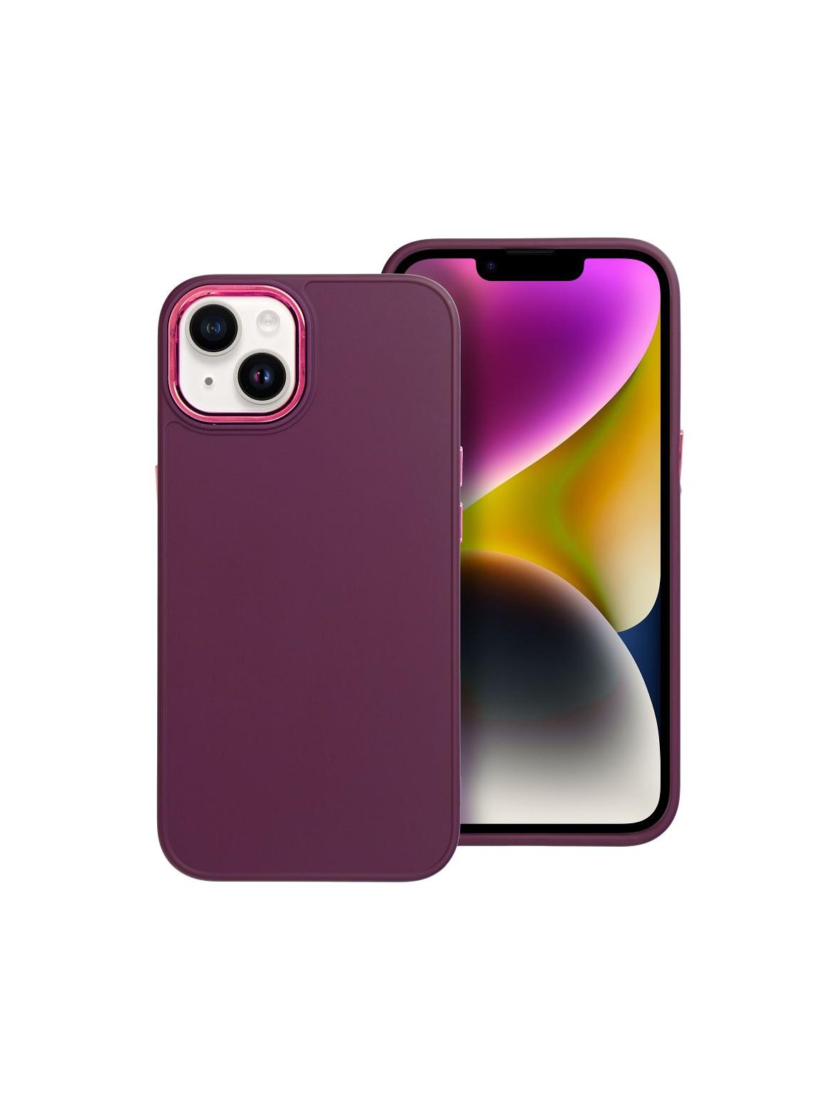 Futerał FRAME do IPHONE 13 fioletowy