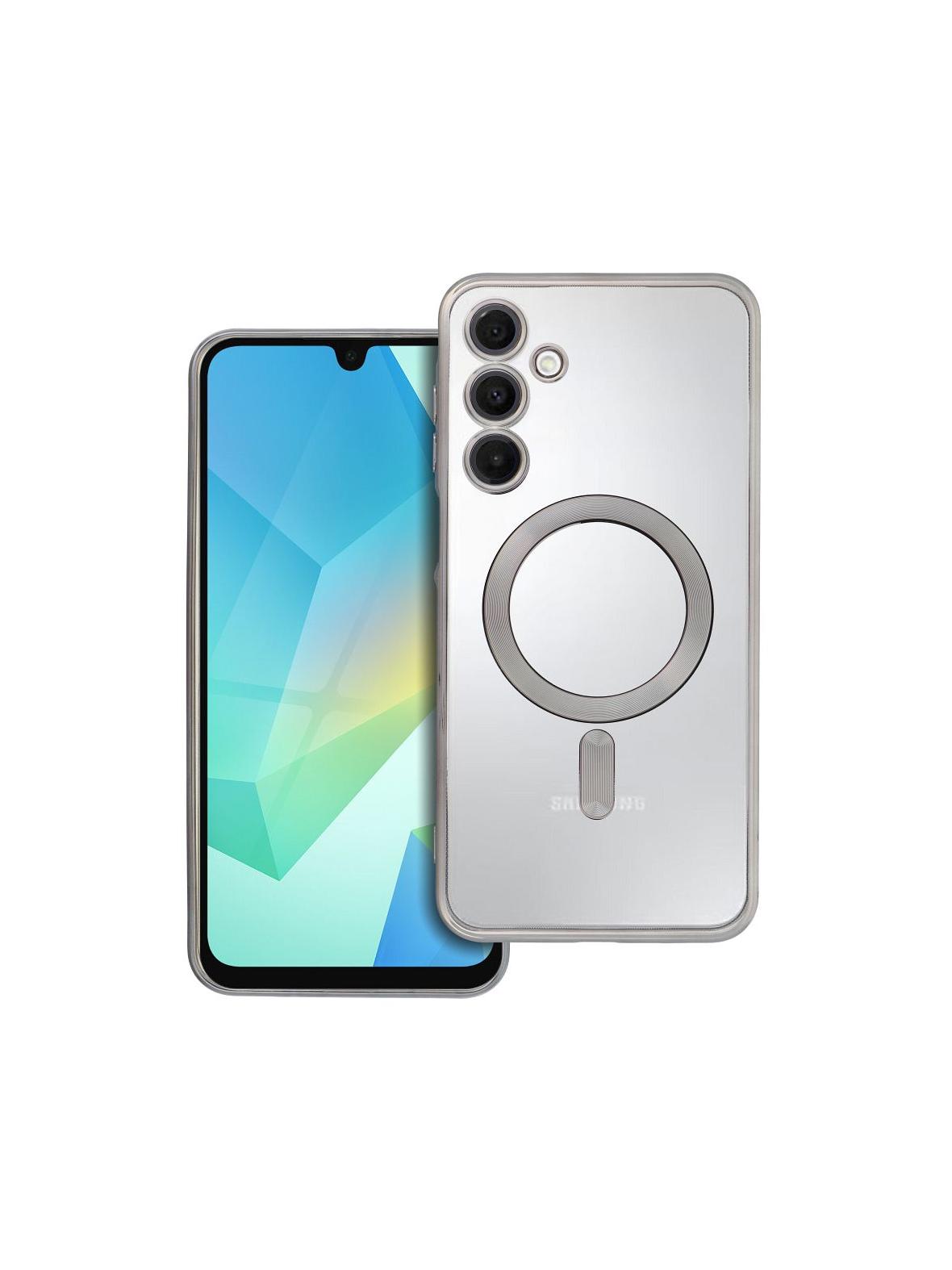 Futerał ELECTRO MAG COVER kompatybilny z MagSafe do SAMSUNG A16 5G / A16 4G tytanowy szary