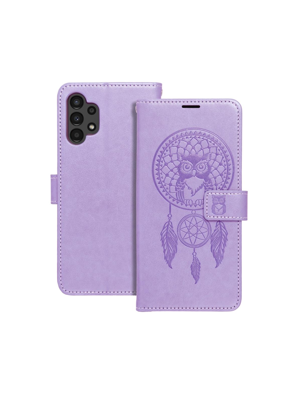 Kabura MEZZO Book do SAMSUNG A13 4G łapacz snów fioletowy