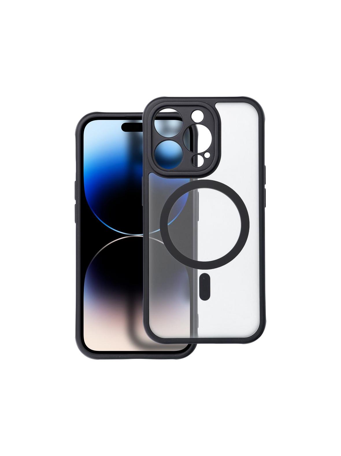 Futerał FULL MATTE MAG COVER kompatybilny z MagSafe do IPHONE 14 Pro czarny