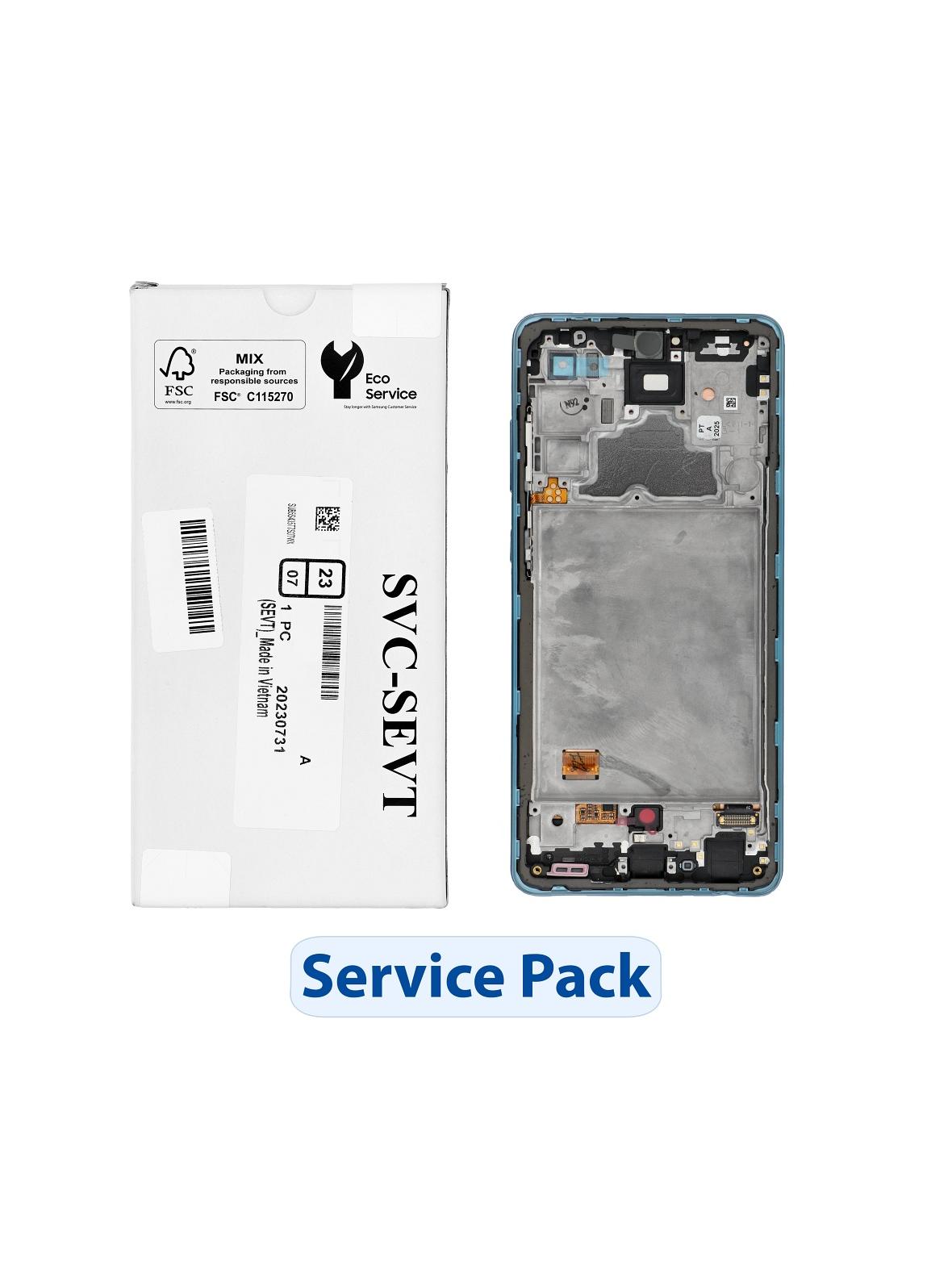 ServicePack Wyświetlacz LCD do SAMSUNG A72 A725F
GH82-25460B Blue