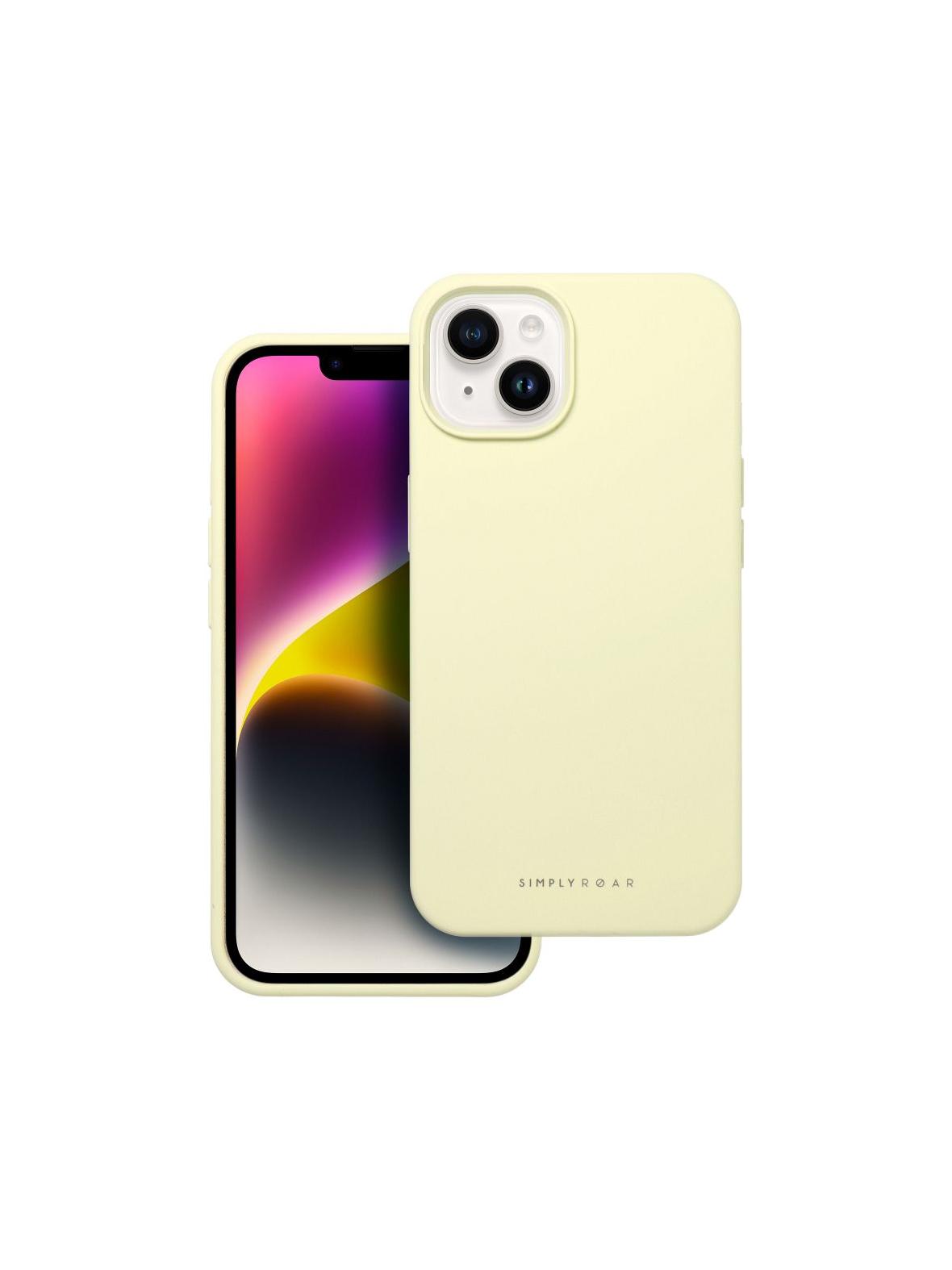 ROAR futerał CLOUD SKIN do IPHONE 14 Jasnożółty