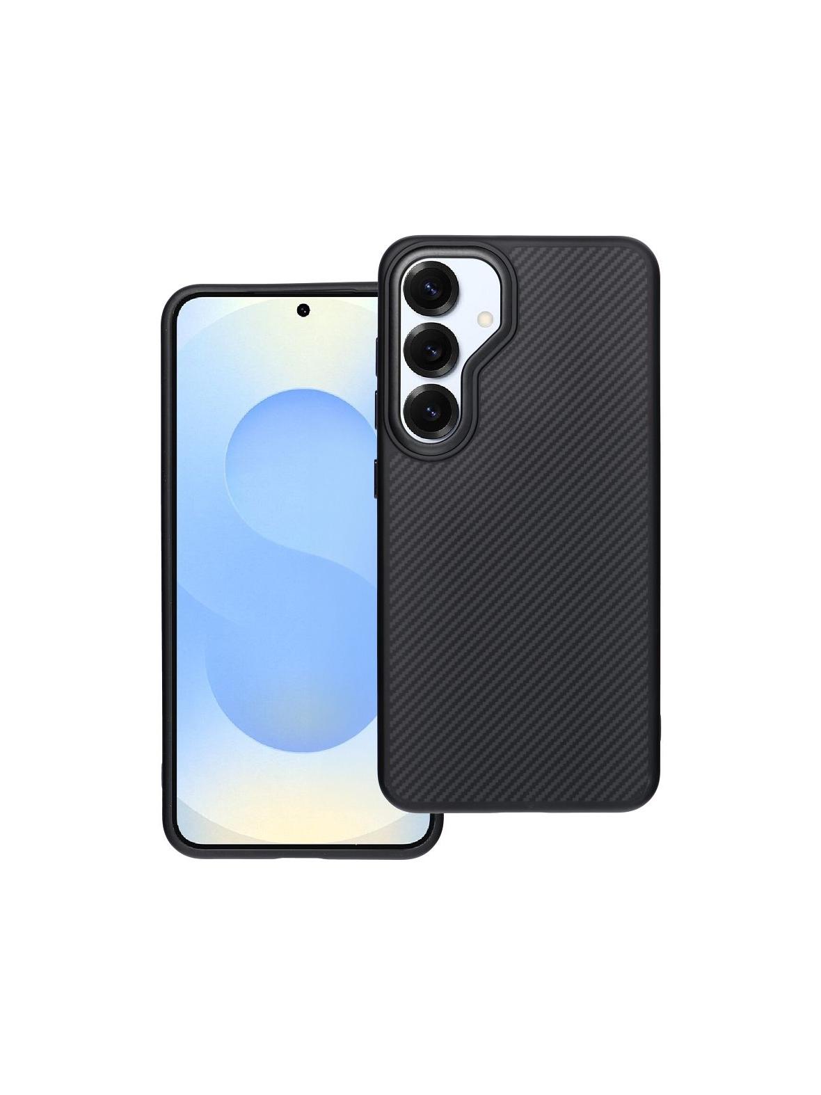 Etui na Samsung S25 Carbon Elite Mag Cover zgodny z MagSafe czarny