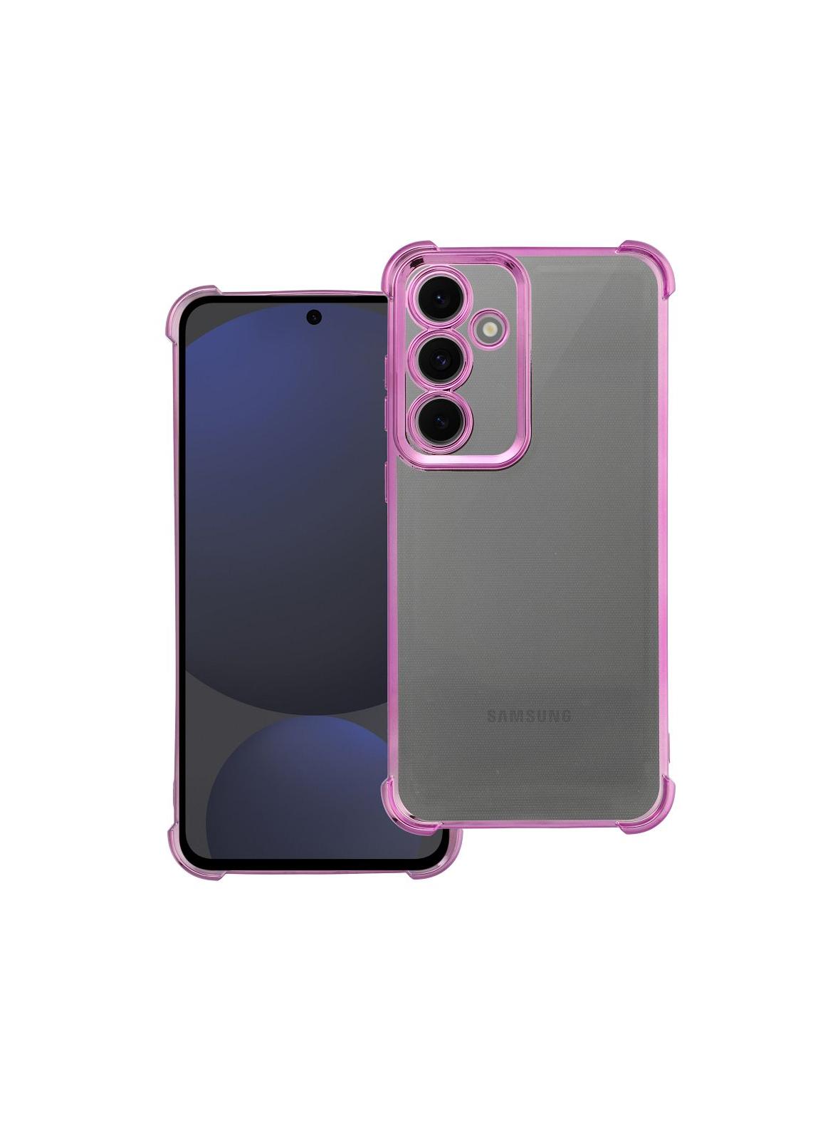 Futerał ANTISHOCK ELECTRO do SAMSUNG S24 FE purpurowy