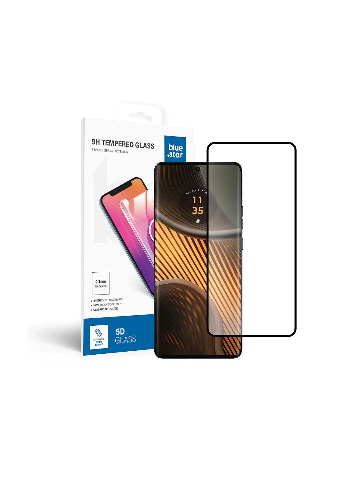 Szkło hartowane do Motorola Edge 50 ULTRA Blue Star 5D czarne