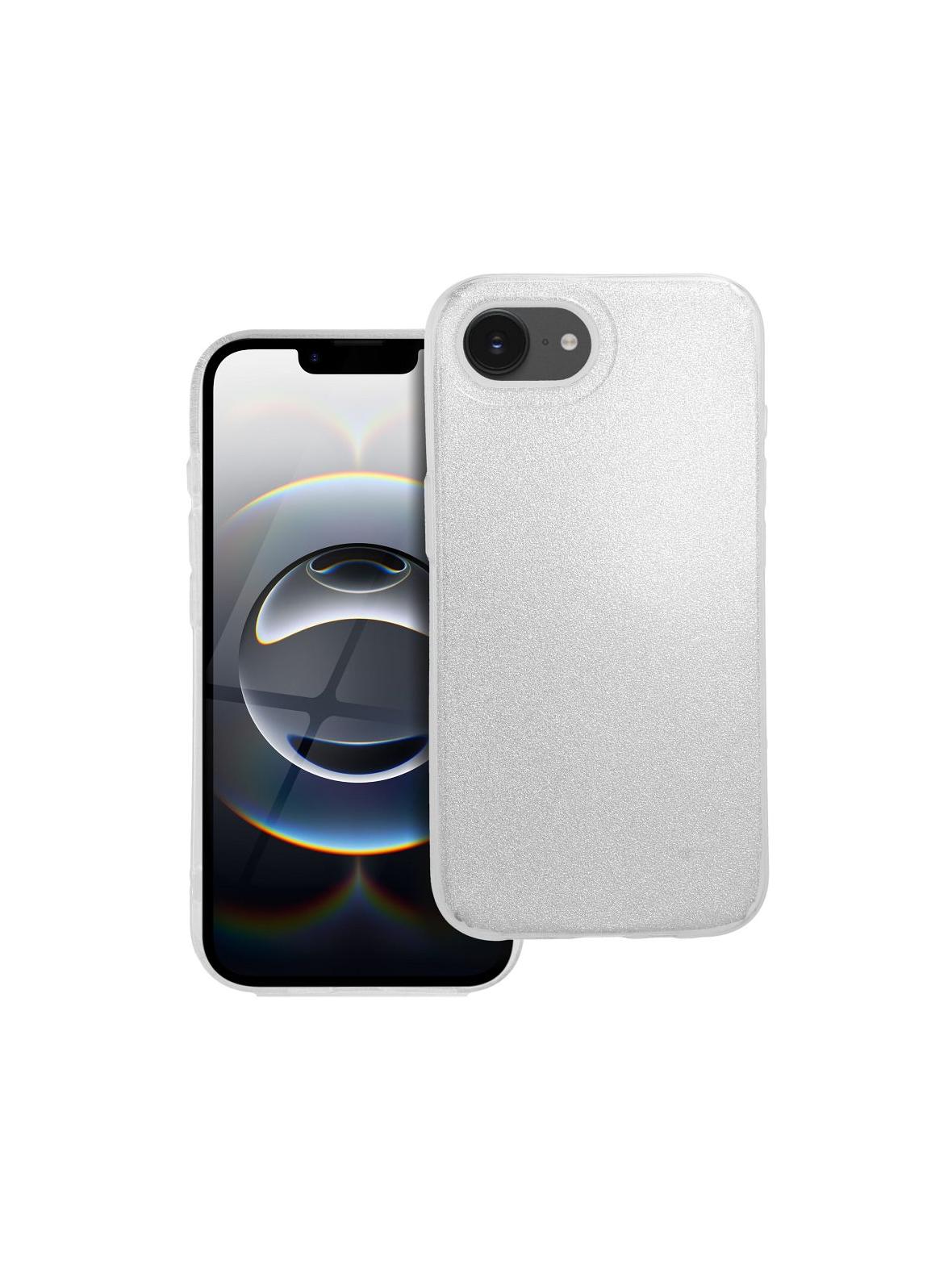 Futerał SHINING do IPHONE 16e (SE 4 2025) srebrny