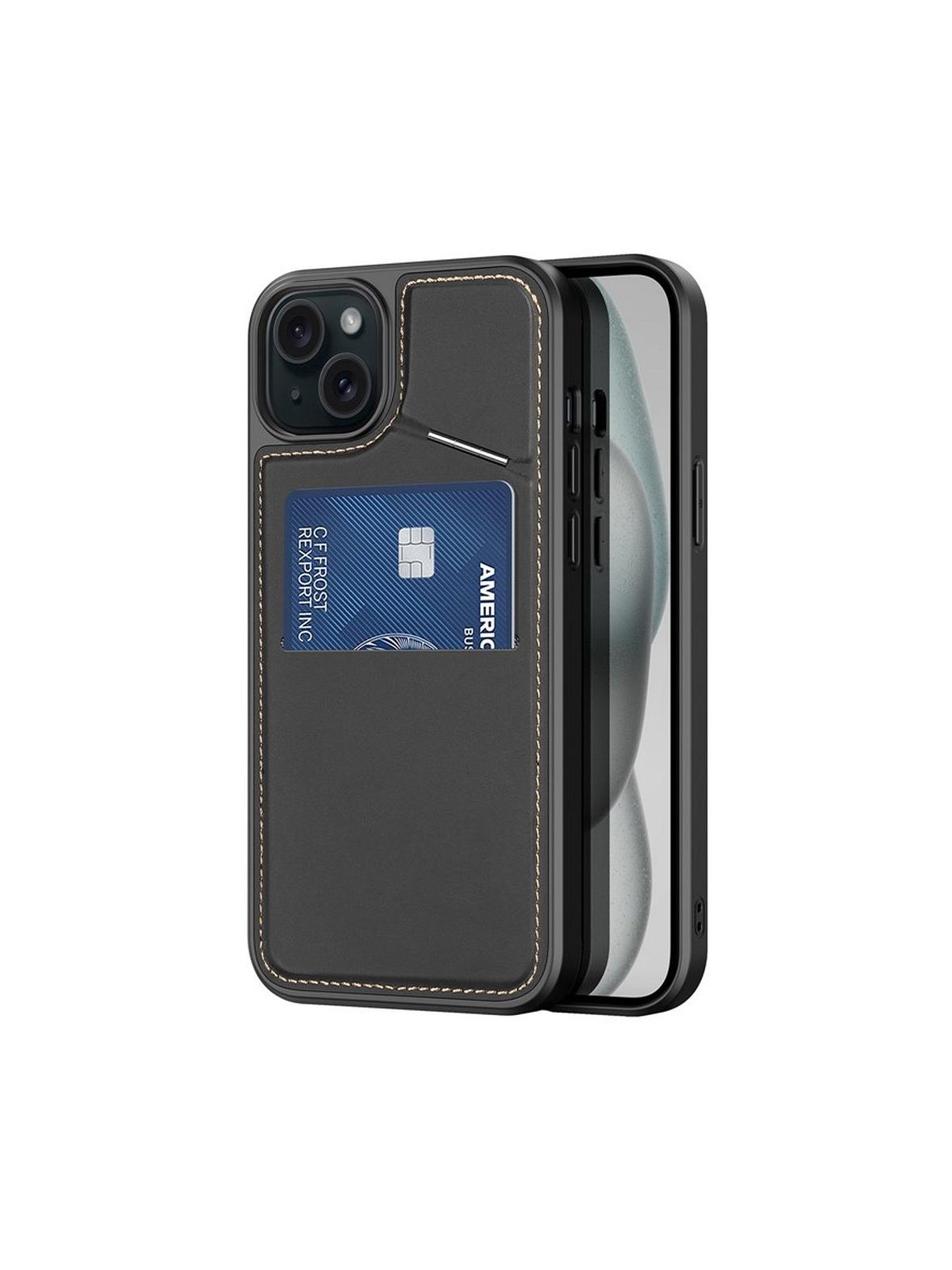 DUX DUCIS futerał RAFI II MAG z podstawką kompatybilny z MagSafe do IPHONE 15 czarny