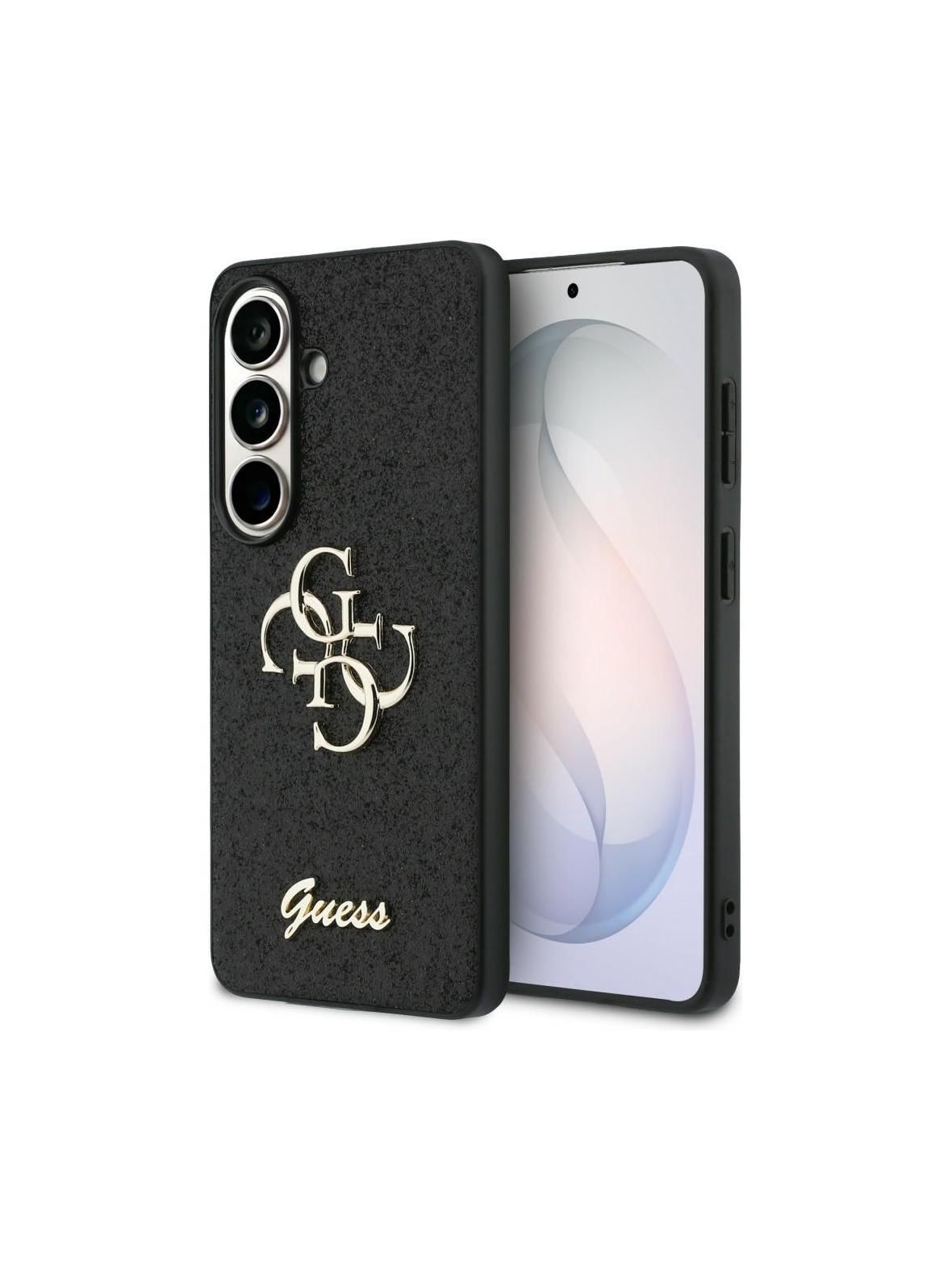 GUESS futerał do SAMSUNG S26 GUHCS26SHG4SGK (Fixed Glitter 4G Big Metal Logo) czarny
