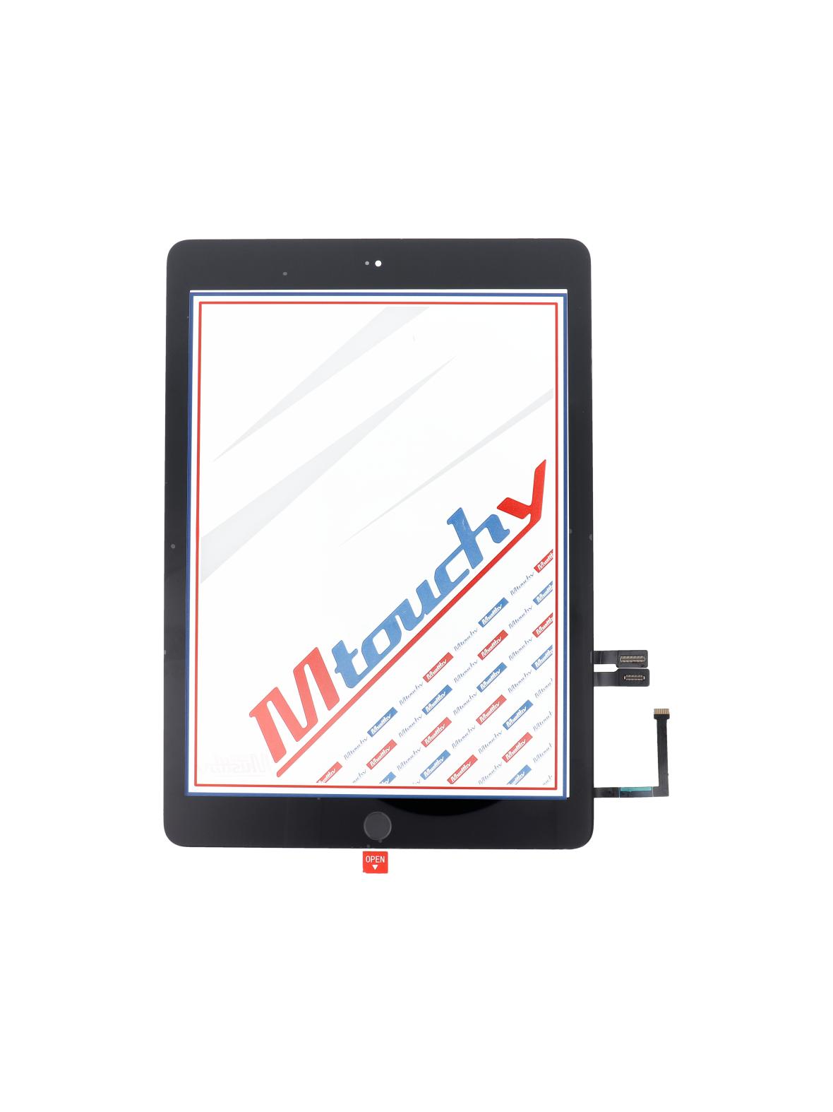 MUSTTBY Ekran dotykowy + taśma klejąca + Home do iPAD 6 (czarny)