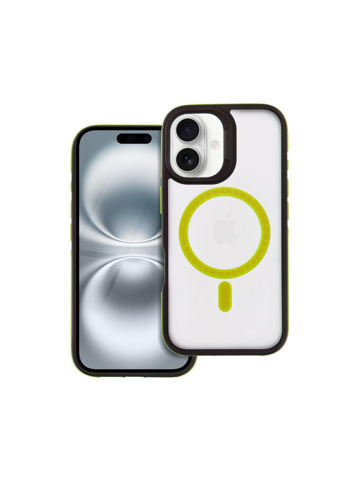 Futerał NEO do IPHONE 16 kompatybilny z MagSafe żółty