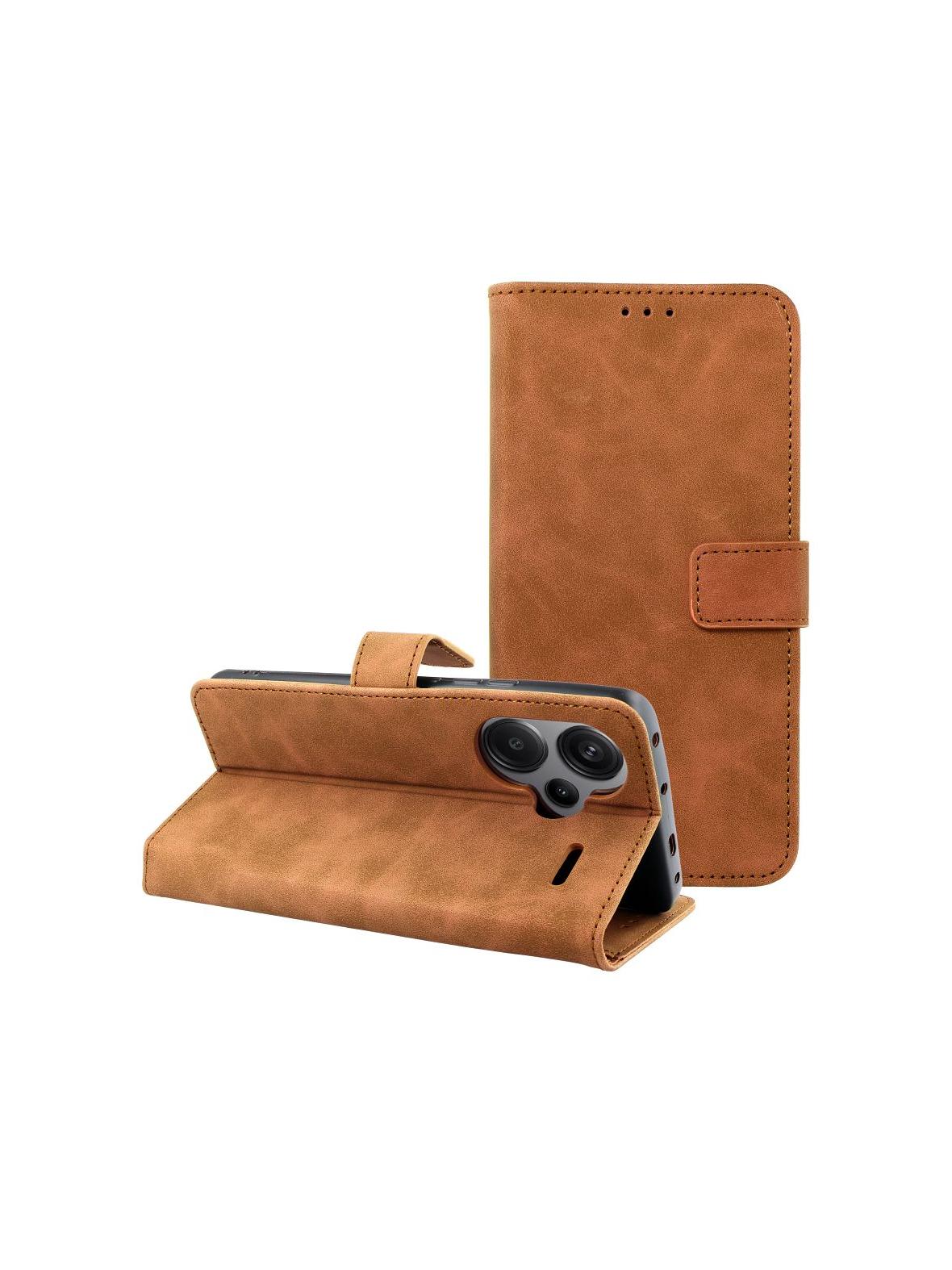 Kabura TENDER Book do XIAOMI Redmi Note 13 Pro Plus 5G brązowy