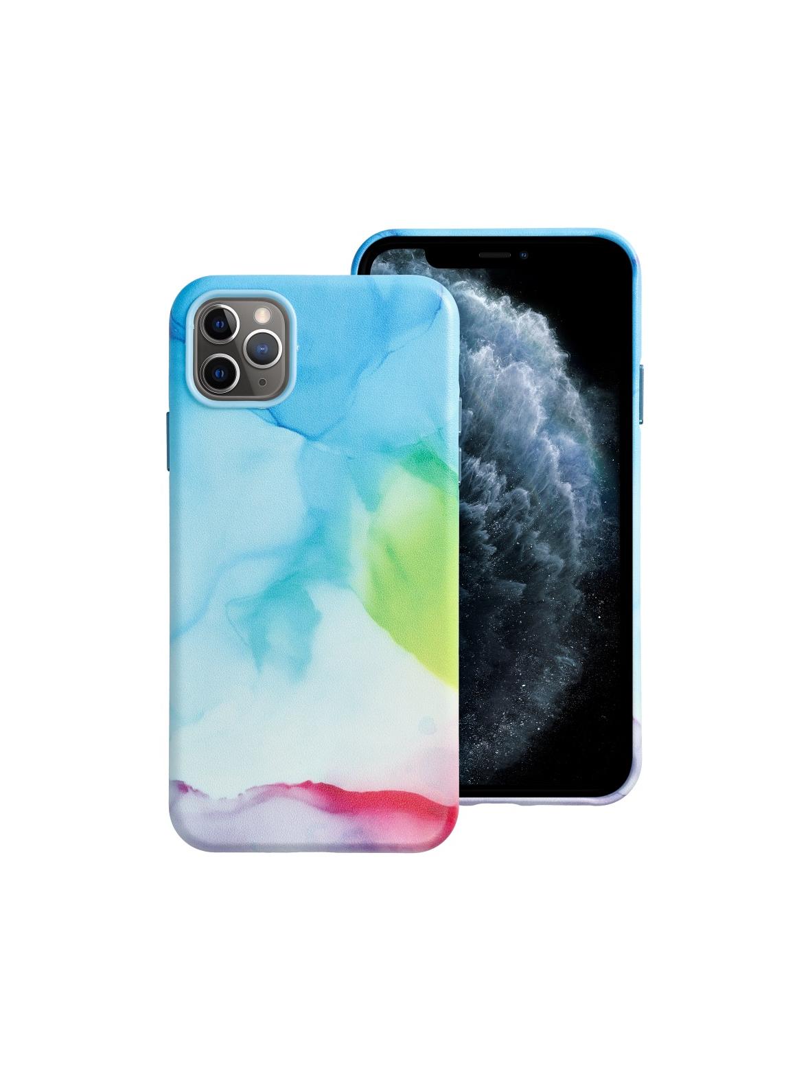 Futerał LEATHER MAG COVER kompatybilny z MagSafe do IPHONE 11 Pro Max color splash