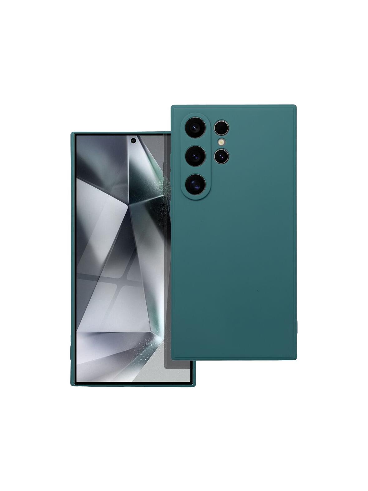 Futerał MATT do SAMSUNG S24 Ultra ciemnozielony