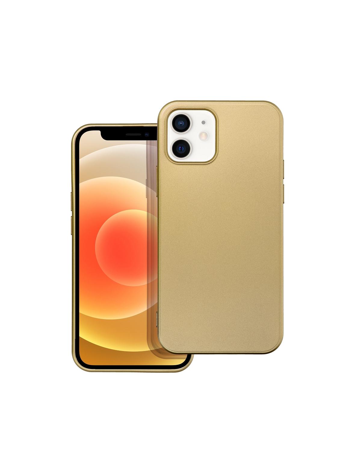 Futerał METALLIC do IPHONE 12 / 12 Pro złoty