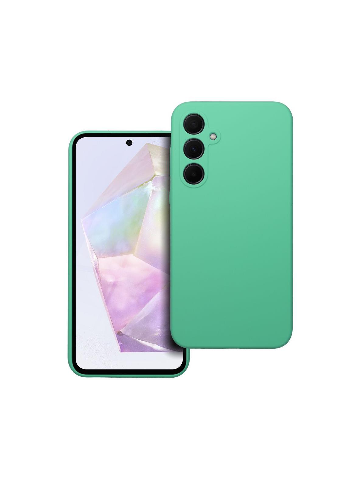 Futerał SILICONE 2mm do SAMSUNG A35 5G miętowy