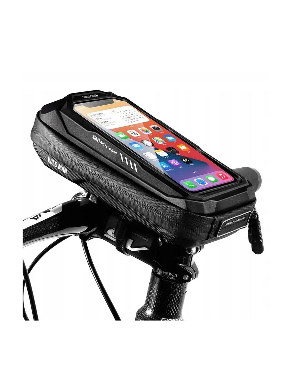 WILDMAN sakwa rowerowa na kierownicę na zamek X3 0,5L czarna