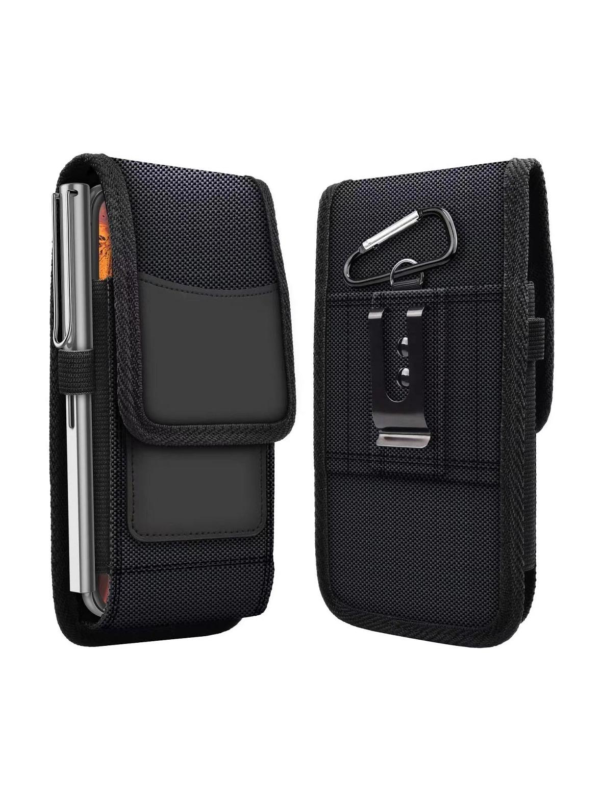 Kabura uniwersalna do paska OXFORD pionowa model 2 do IPHONE 6 / 7 / 8 / 12 MINI / 13 MINI / SAMSUNG A40 / S5 czarna