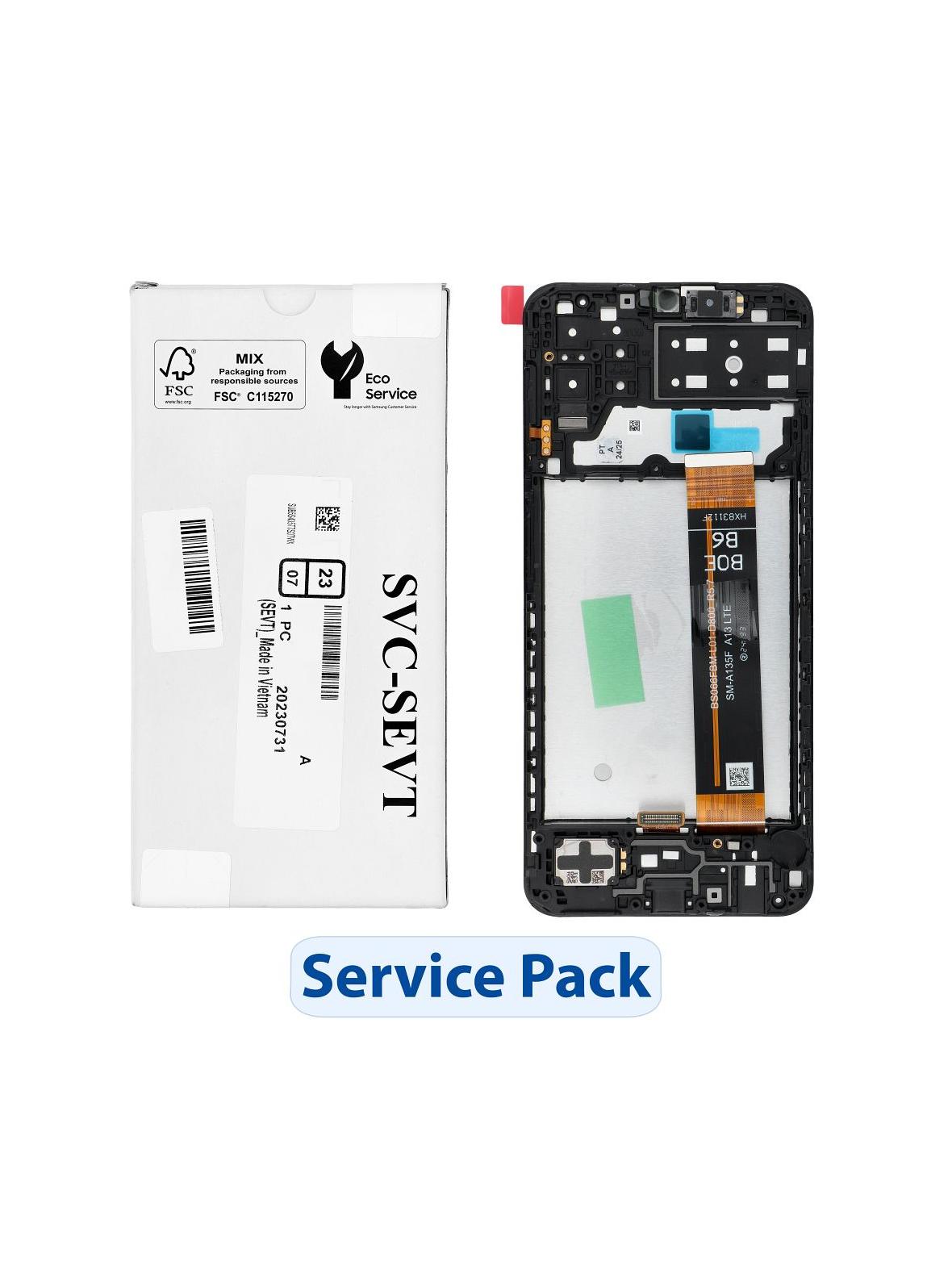 ServicePack Wyświetlacz LCD do SAMSUNG M13 M135F GH82-29133A