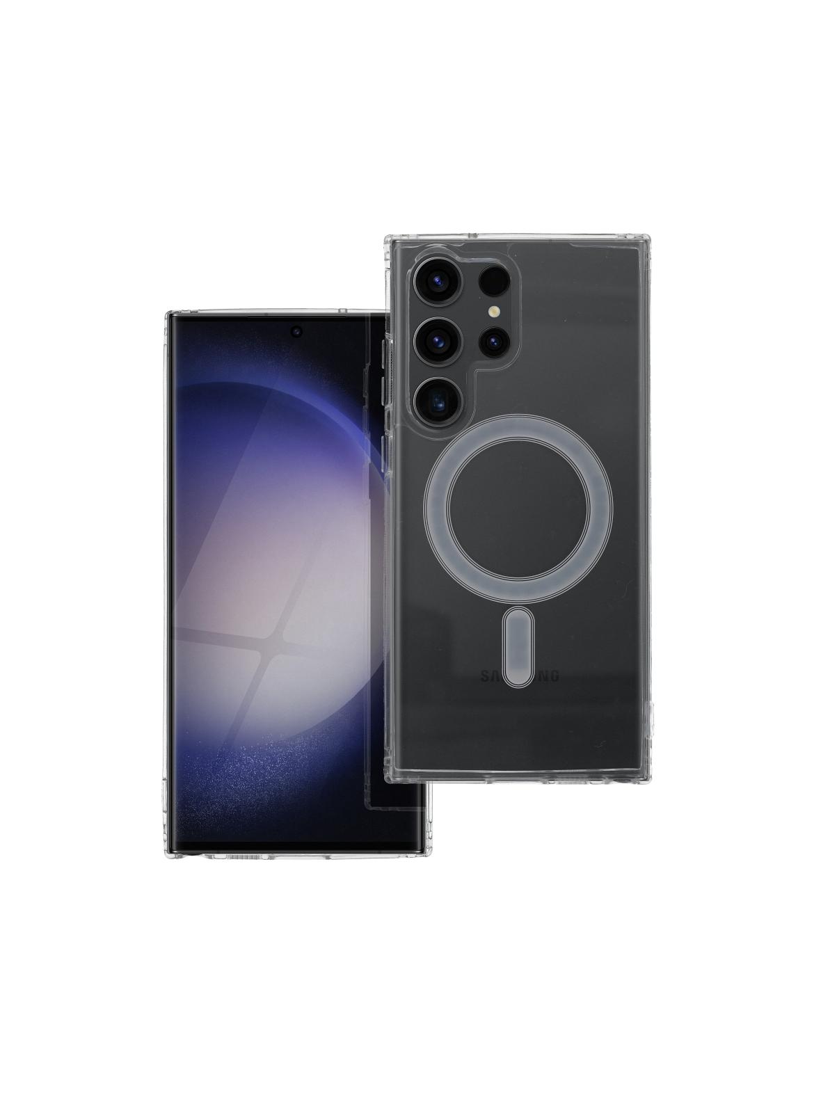 Futerał CLEAR MAG COVER kompatybilny z MagSafe do SAMSUNG S23 Ultra transparentny