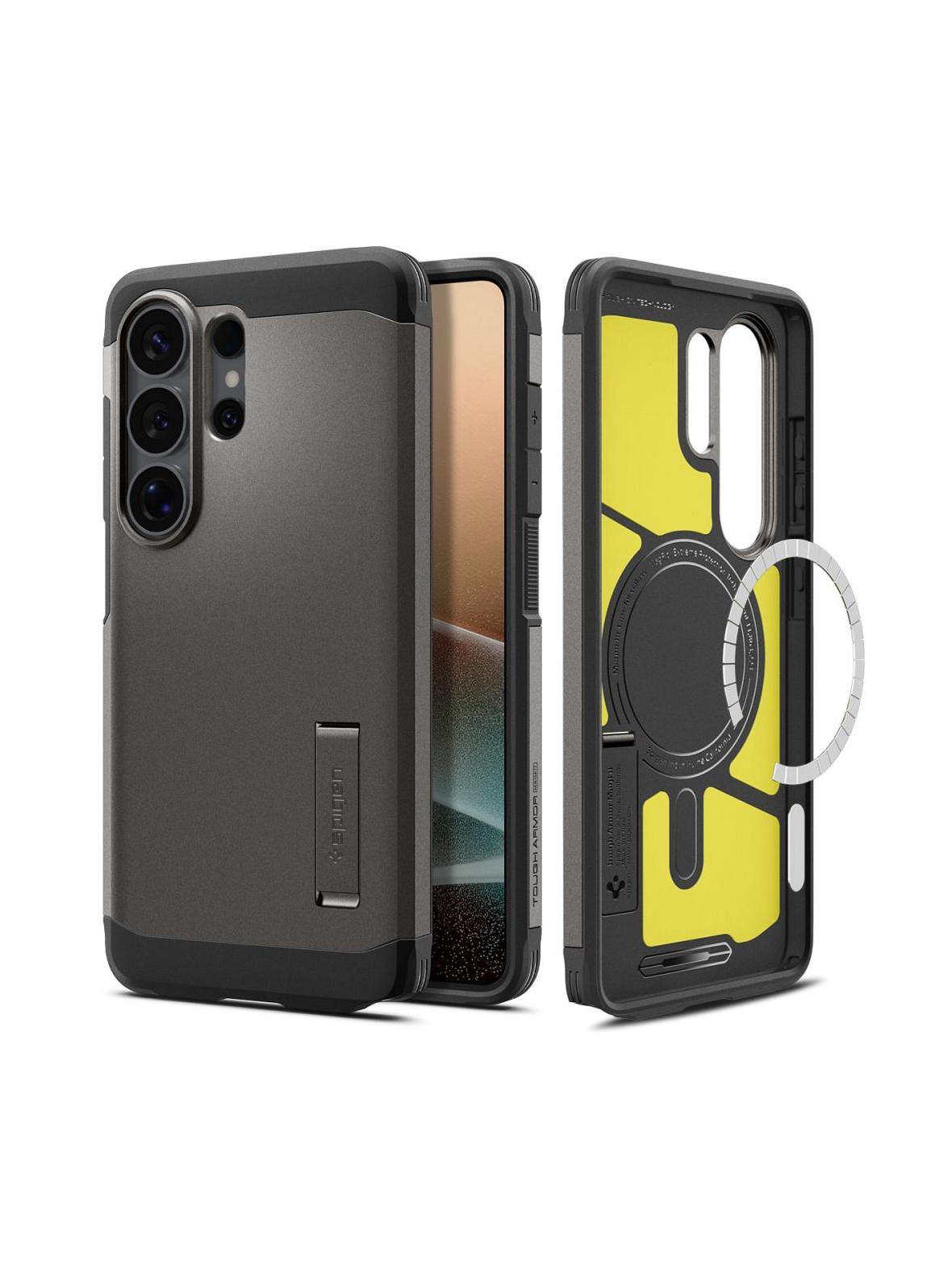 SPIGEN futerał TOUGH ARMOR kompatybilny z MagSafe do SAMSUNG S26 Ultra gunmetal