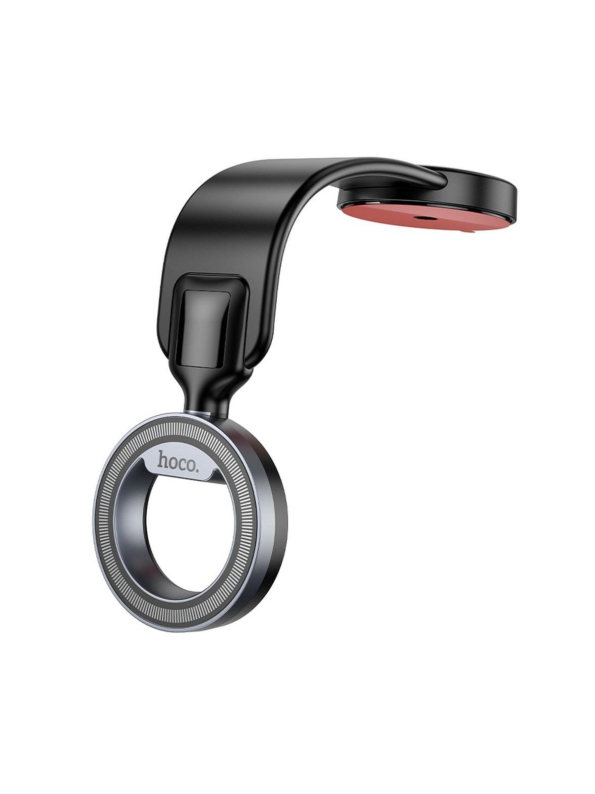 Uchwyt na telefon do samochodu magnetyczny zgodny z MagSafe Hoco do deski H71 czarno szary