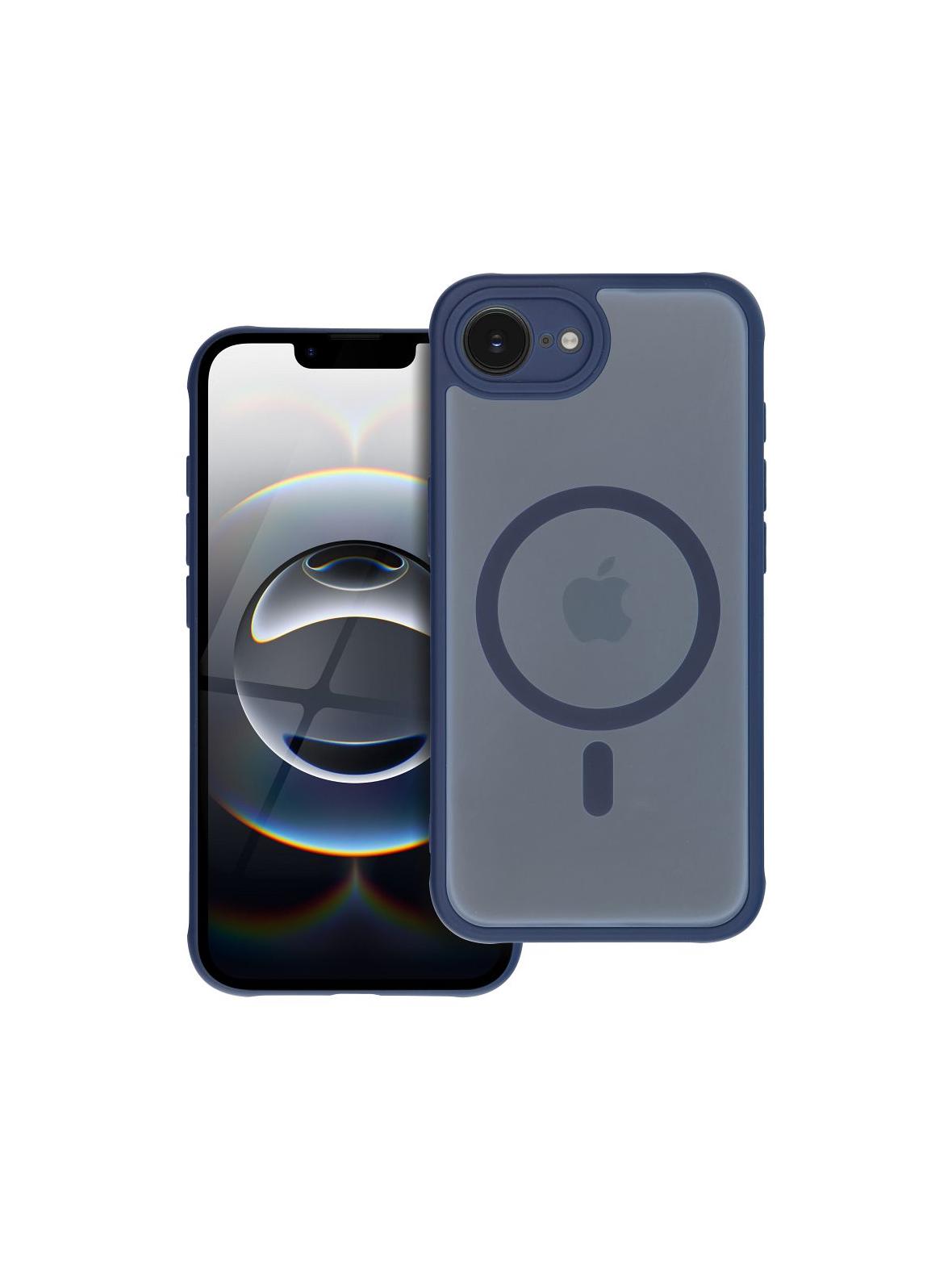 Futerał FULL MATTE MAG COVER kompatybilny z MagSafe do IPHONE 11 niebieski