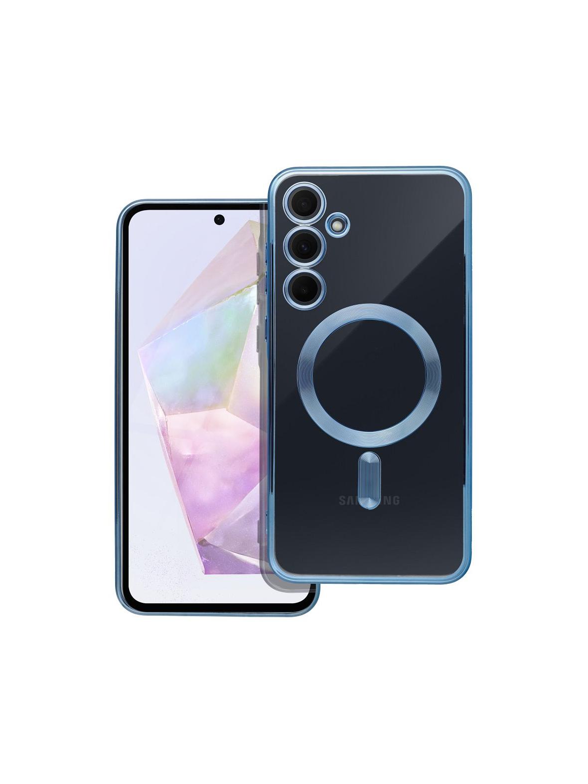 Futerał ELECTRO MAG COVER kompatybilny z MagSafe do SAMSUNG A35 niebieski