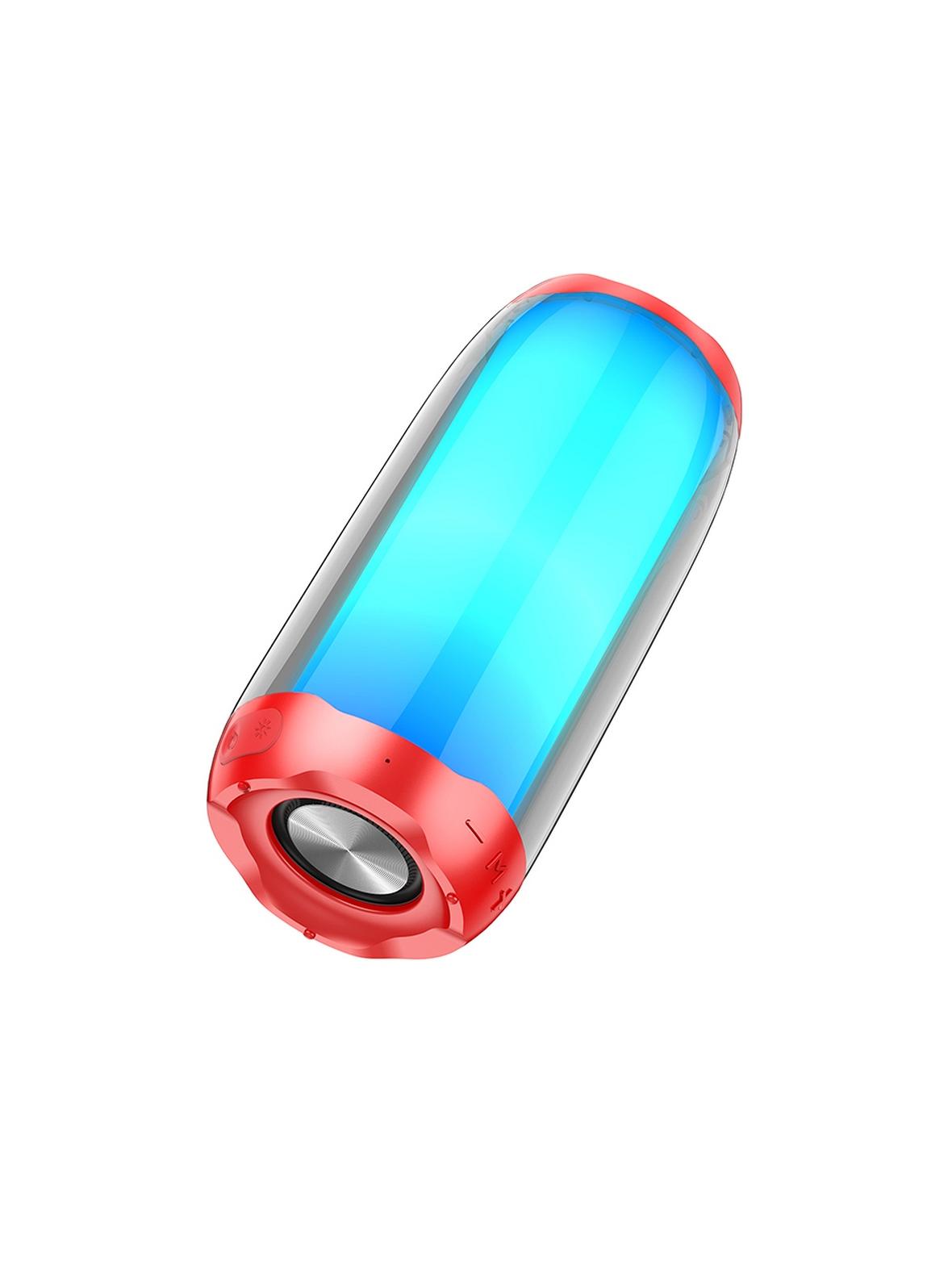 Głośnik bluetooth LED 10W 4h Hoco HC8 czerwony