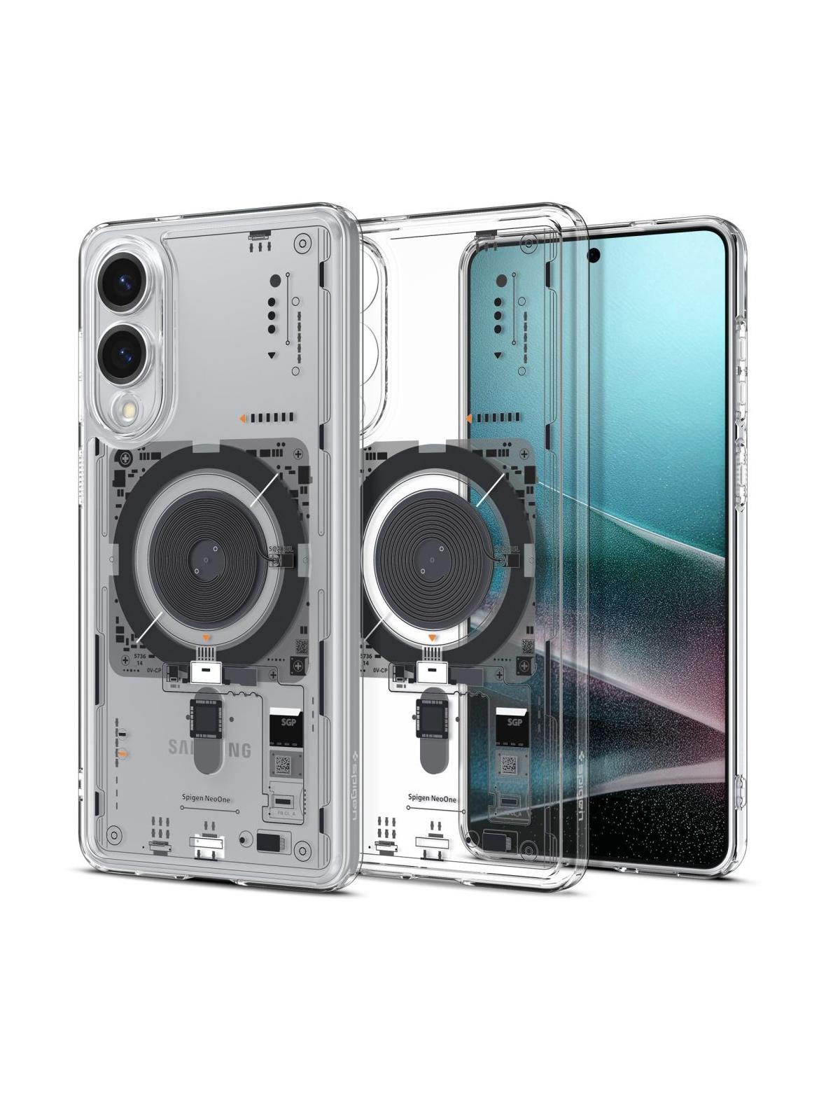 SPIGEN futerał ULTRA HYBRID MAG kompatybilny z MagSafe do SAMSUNG S25 Edge neo one