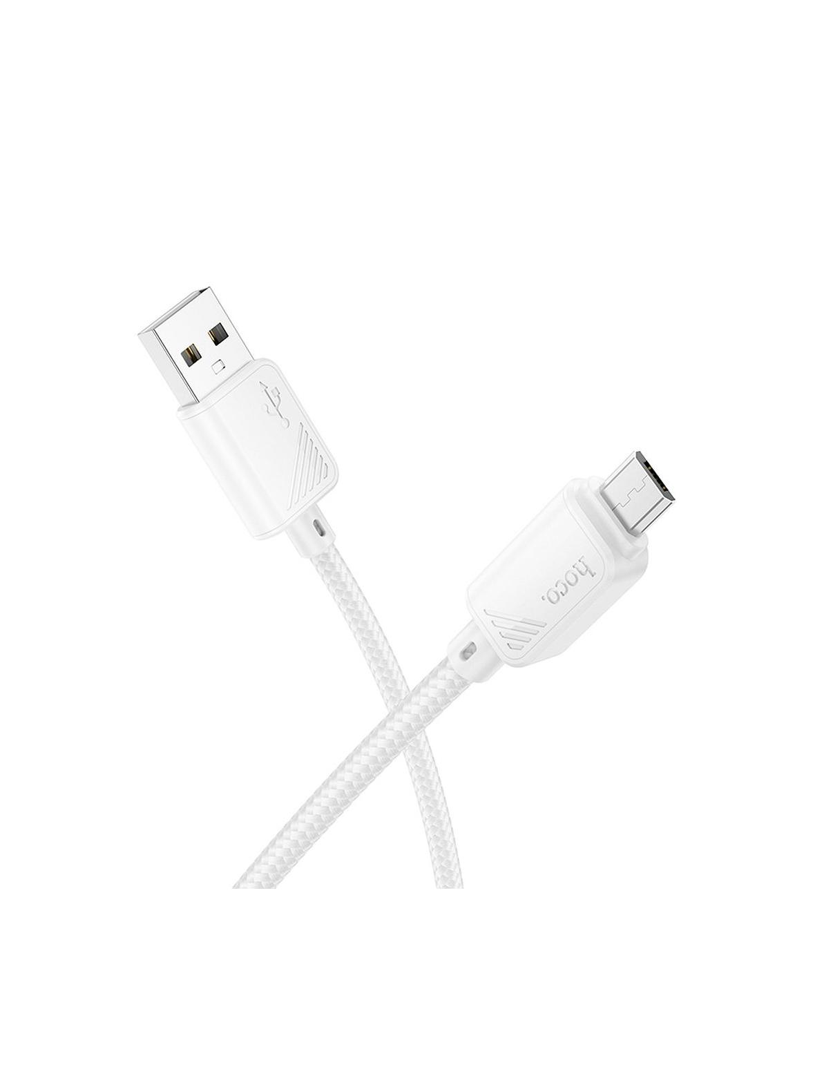 Kabel USB A do Micro USB Hoco 2,4A 1 m X113 biały
