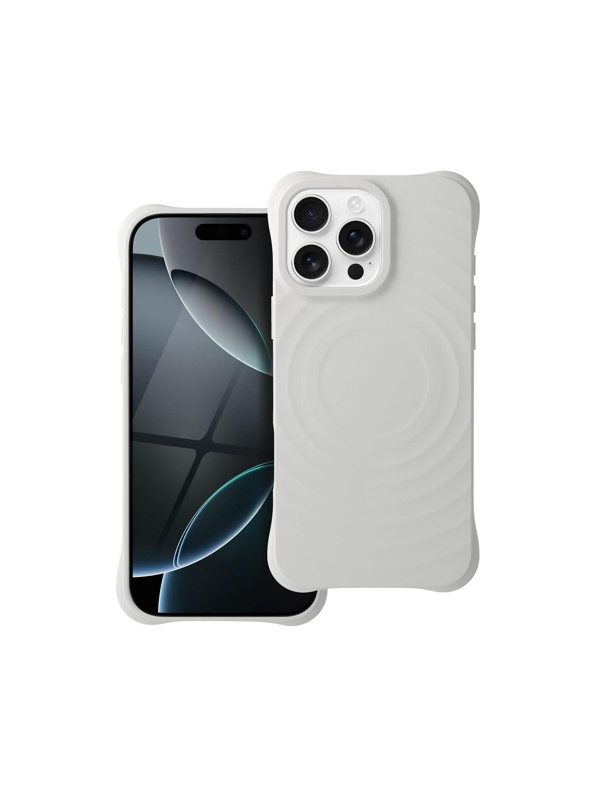 Silicone Zephyr Mag Cover kompatybilny z MagSafe do IPHONE 16 PRO MAX biały