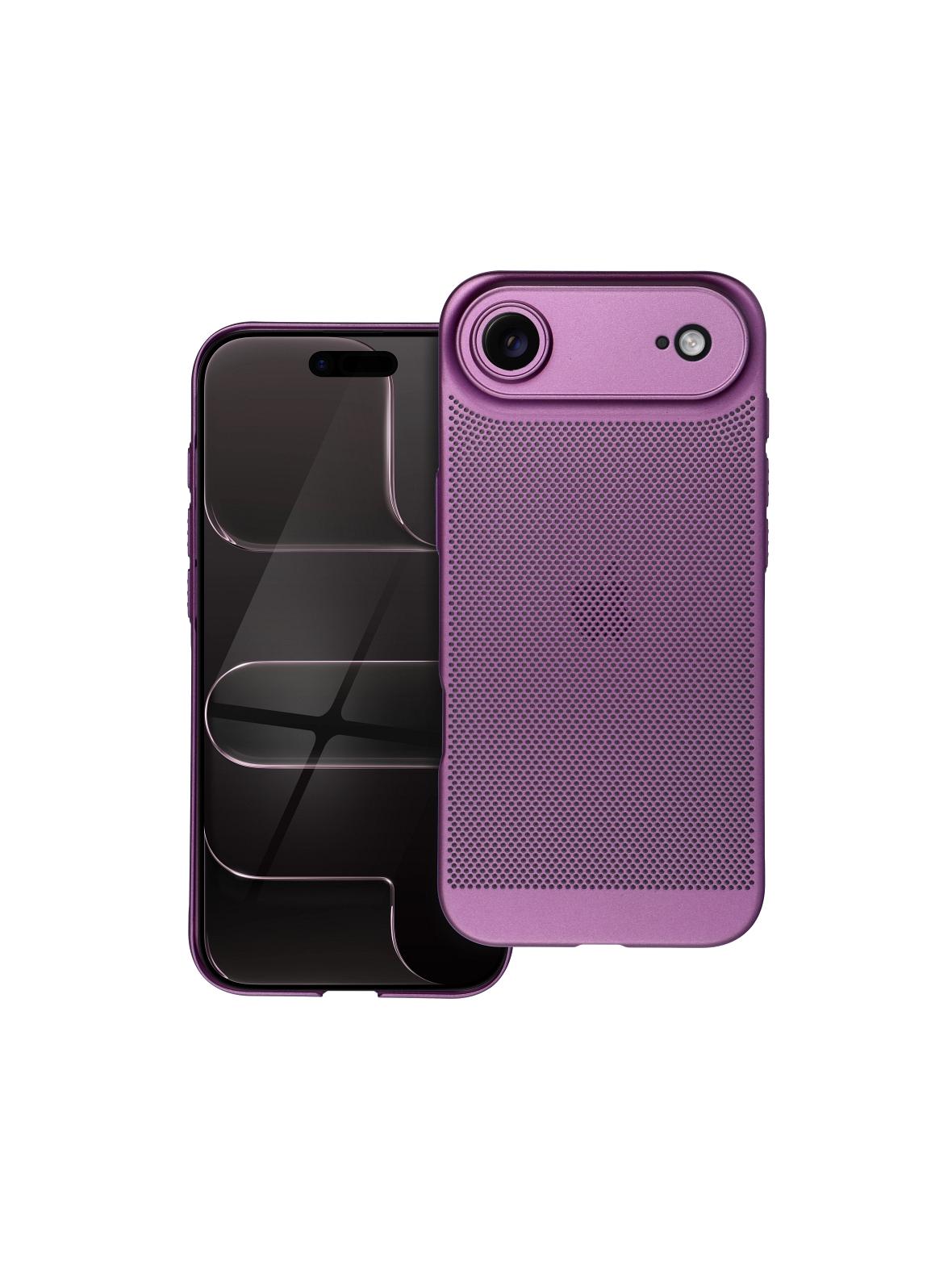 Futerał BREEZY do IPHONE 17 Air fioletowy