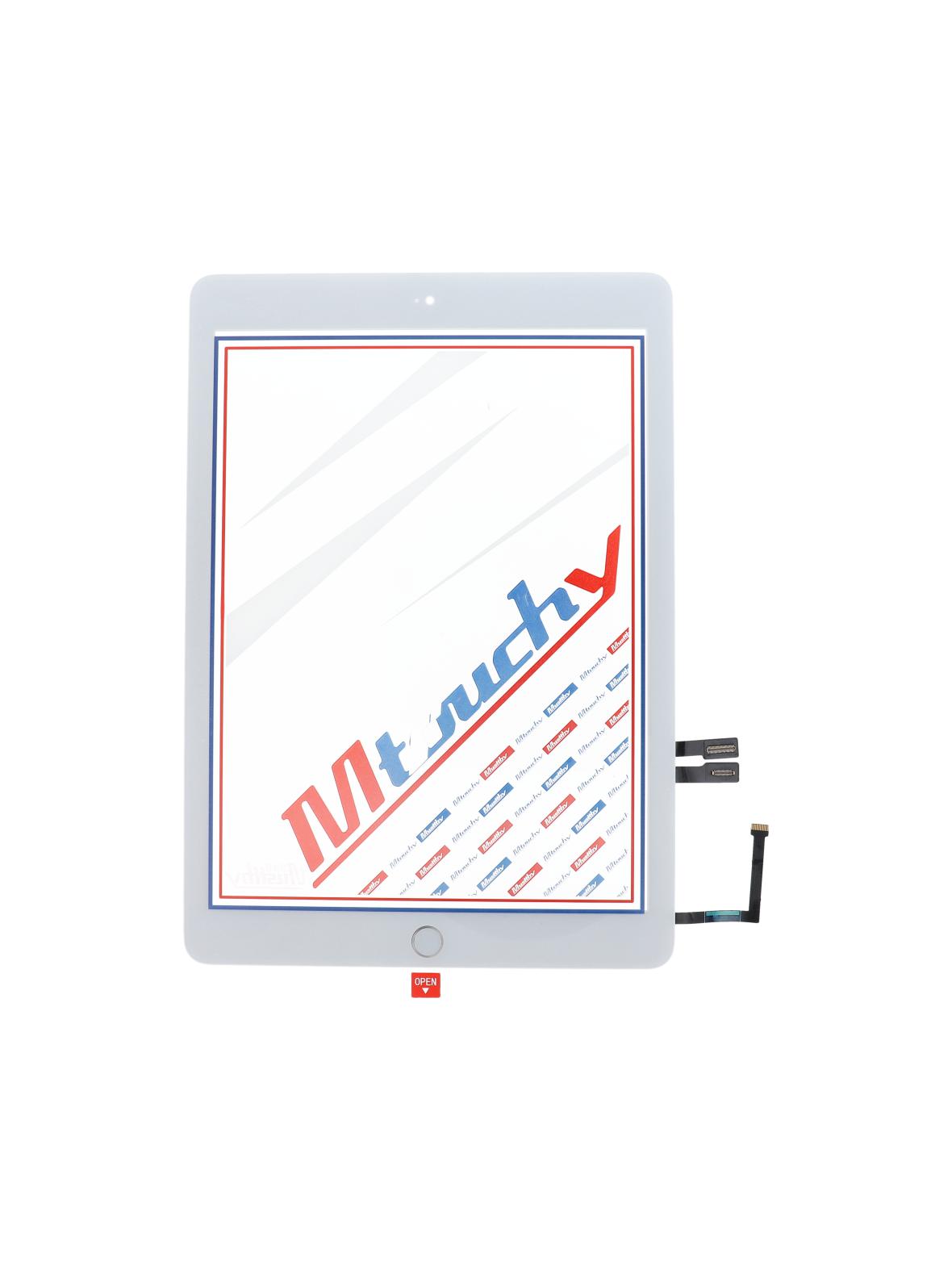 MUSTTBY Ekran dotykowy + taśma klejąca + Home do iPAD 6 (biały)