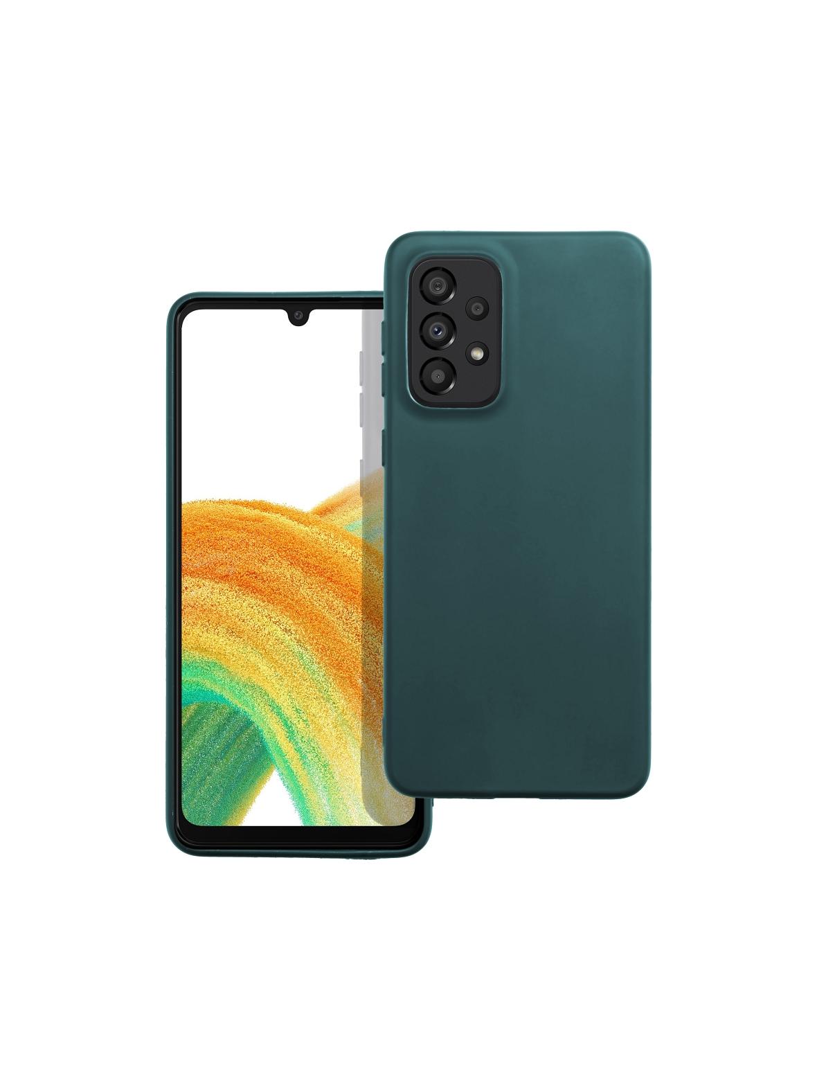 Futerał MATT do SAMSUNG A52 5G / A52 LTE ( 4G ) / A52S ciemnozielony