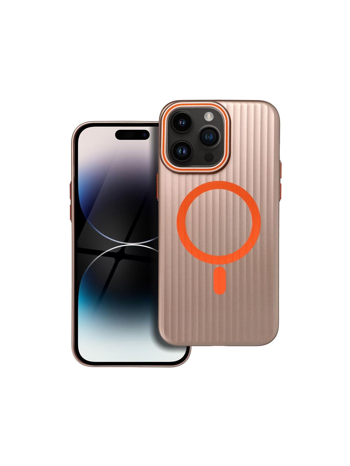 Futerał SIMPLY kompatybilny z MagSafe do IPHONE 14 Pro Max tytan pustynny