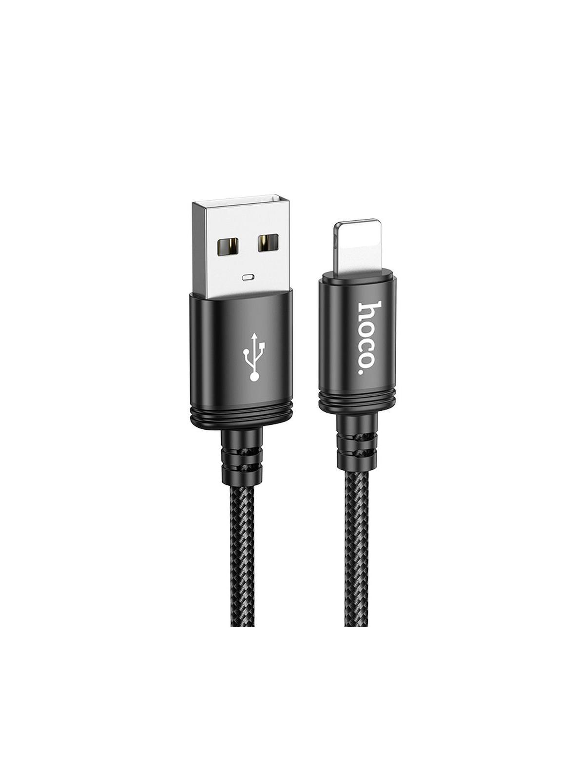 Kabel USB A do Lightning Hoco 2,4A 2 m X89 czarny
