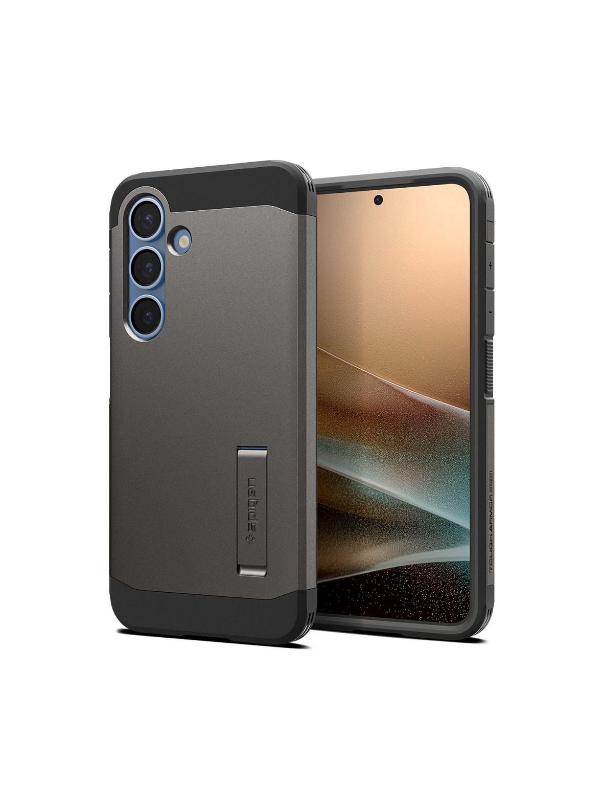 SPIGEN futerał TOUGH ARMOR kompatybilny z MagSafe do SAMSUNG S25 Plus gunmetal