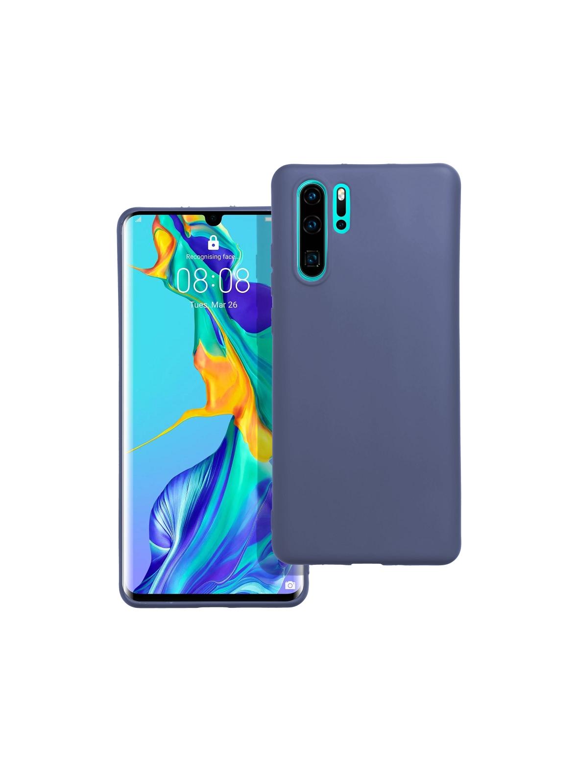 Futerał MATT do HUAWEI P30 Pro niebieski