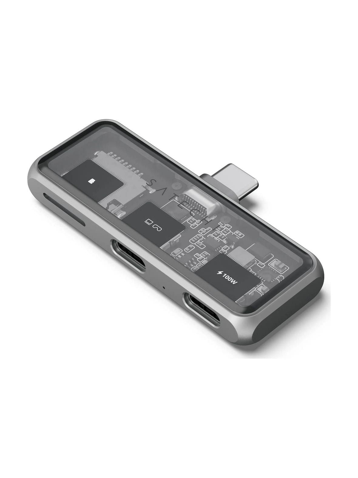 Adapter HUB 3w1 USB C Satechi Mobile XR ST-HXRSDM szary