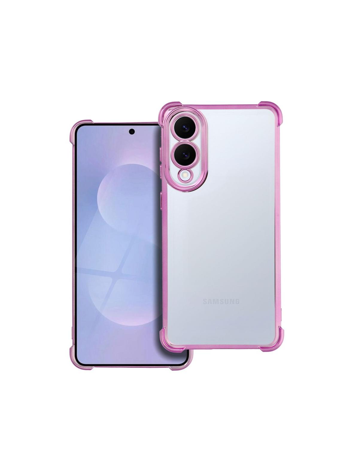 Futerał ANTISHOCK ELECTRO do SAMSUNG S25 Edge purpurowy