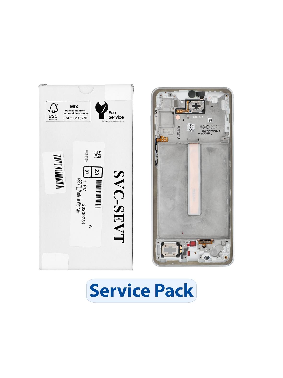 ServicePack Wyświetlacz LCD SAMSUNG A33 5G A336B GH82-28143B  White